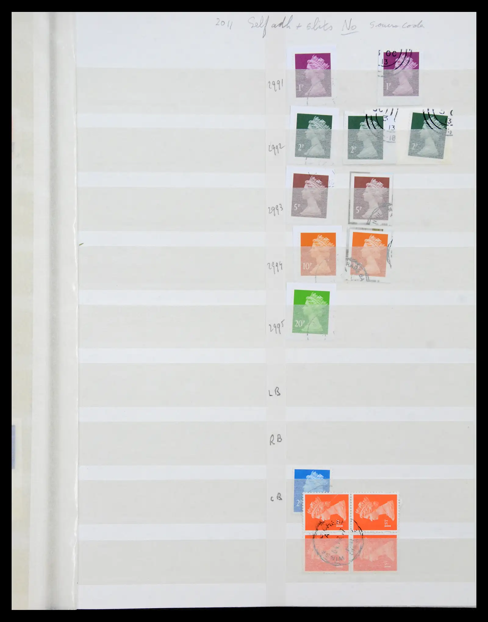 40614 0054 - Stamp collection 40614 Great Britain used 1971-2014.