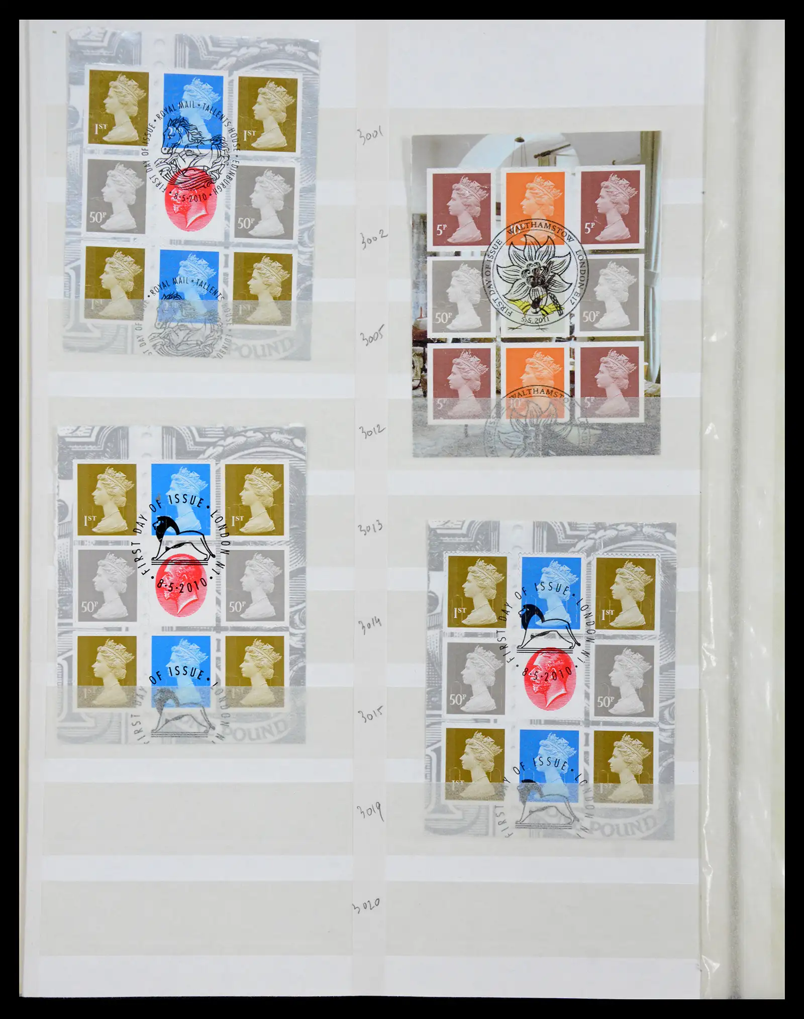 40614 0055 - Stamp collection 40614 Great Britain used 1971-2014.