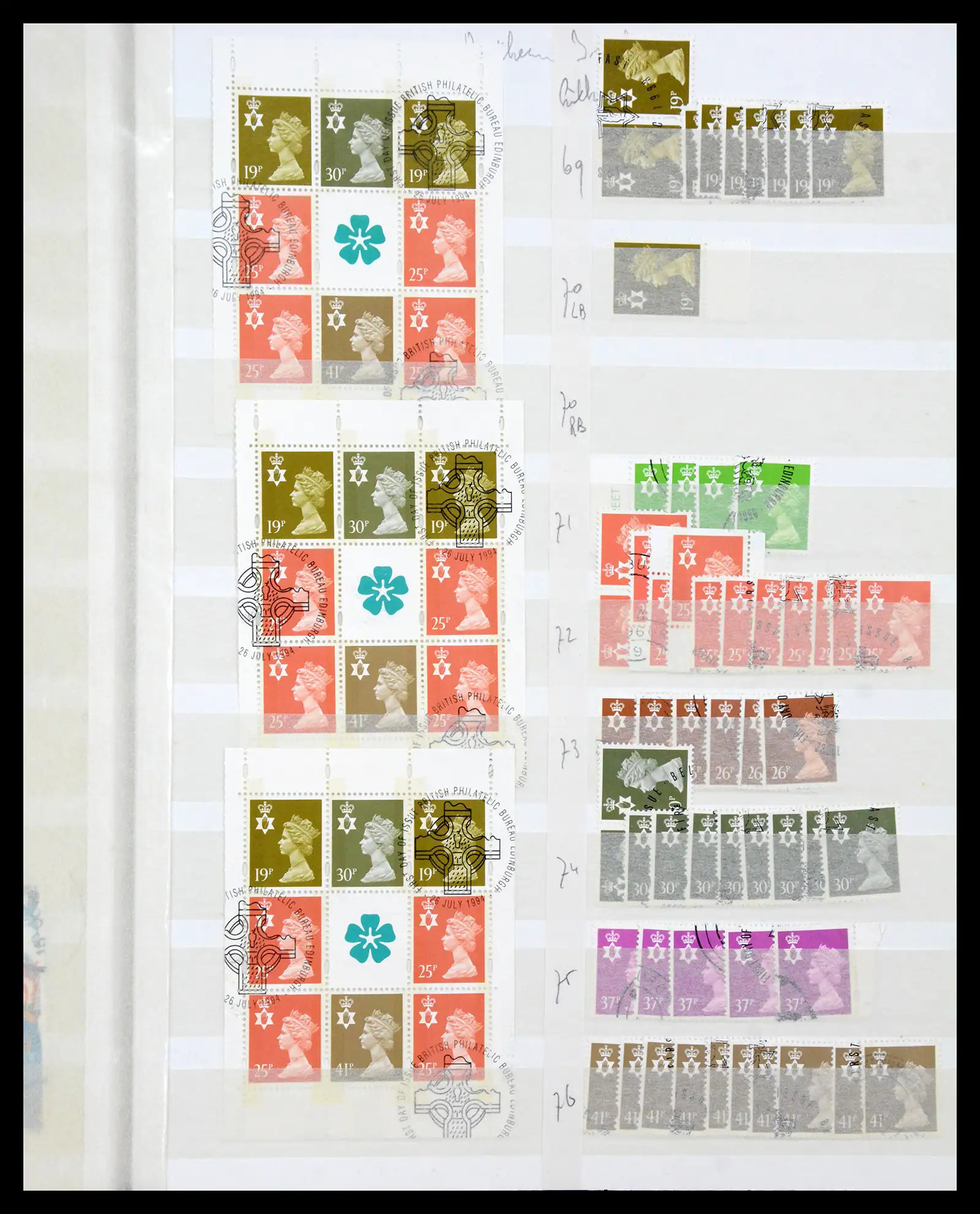 40614 0061 - Stamp collection 40614 Great Britain used 1971-2014.