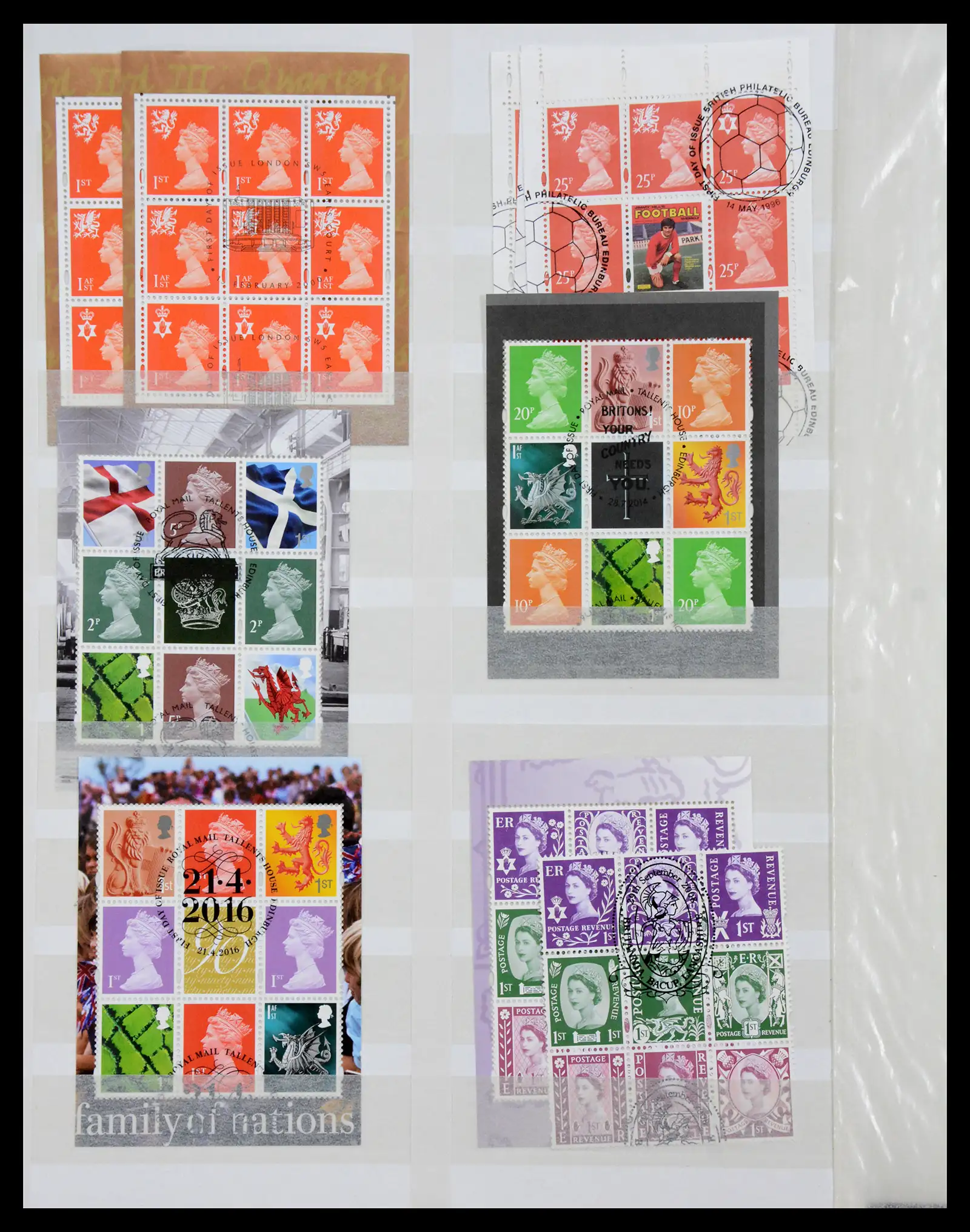 40614 0068 - Stamp collection 40614 Great Britain used 1971-2014.