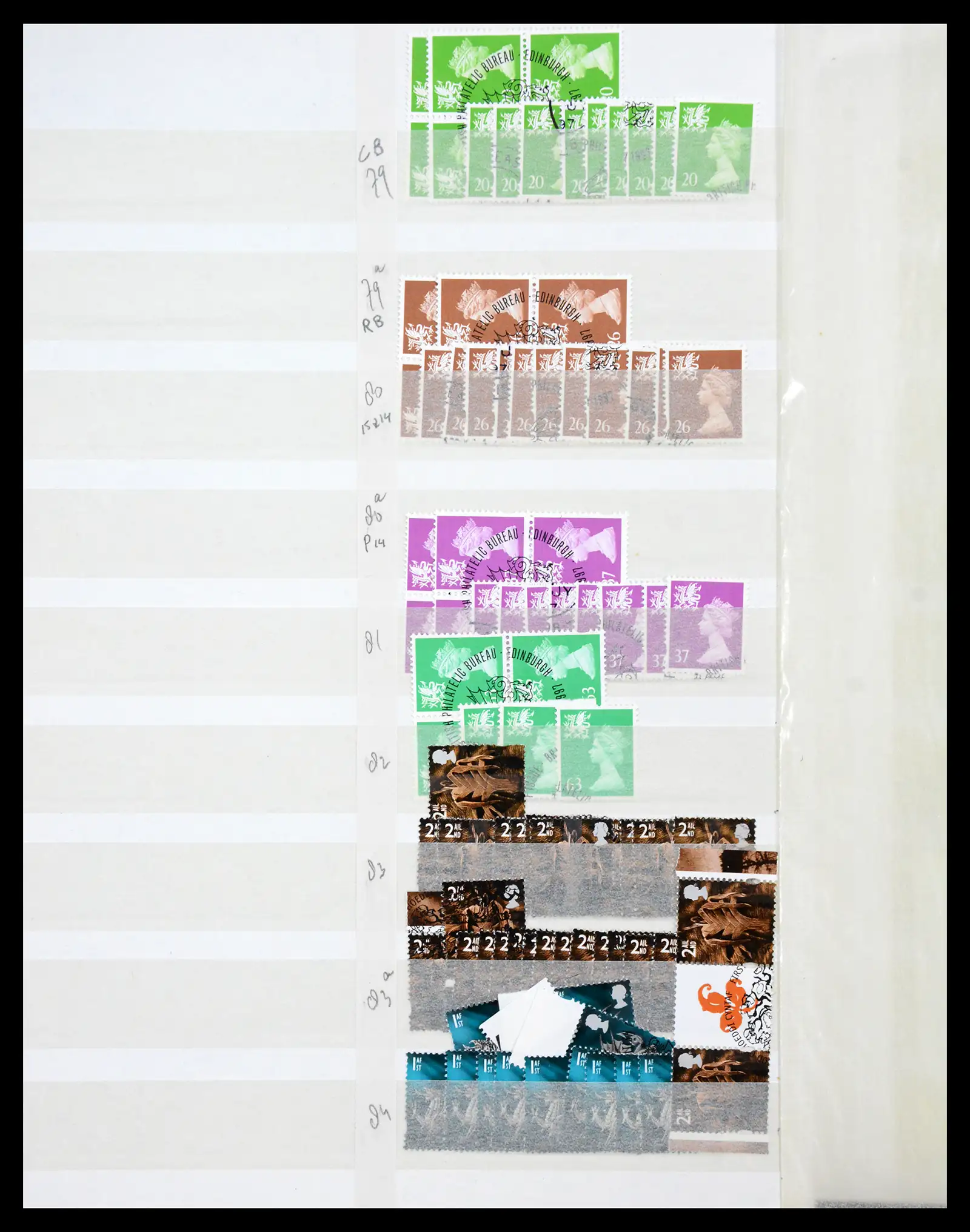 40614 0076 - Stamp collection 40614 Great Britain used 1971-2014.