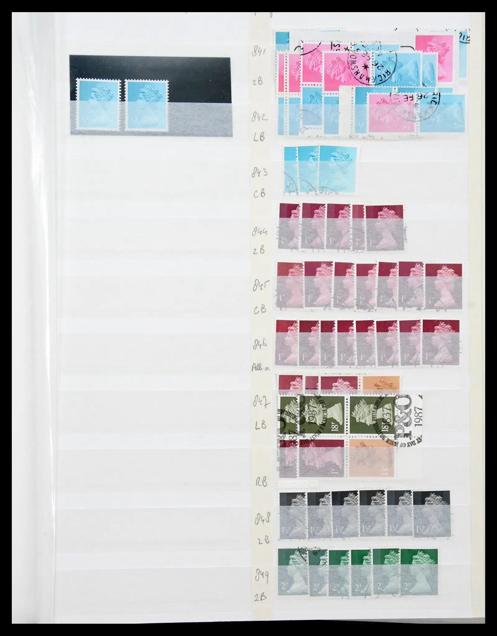 40614 0084 - Stamp collection 40614 Great Britain used 1971-2014.