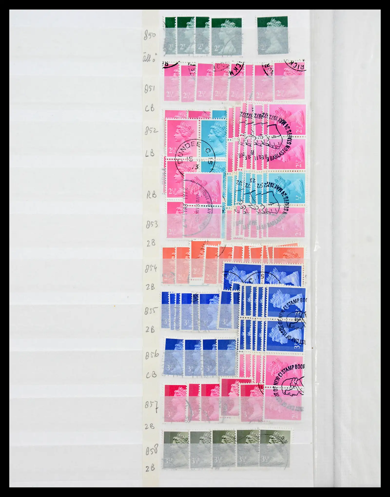 40614 0085 - Stamp collection 40614 Great Britain used 1971-2014.