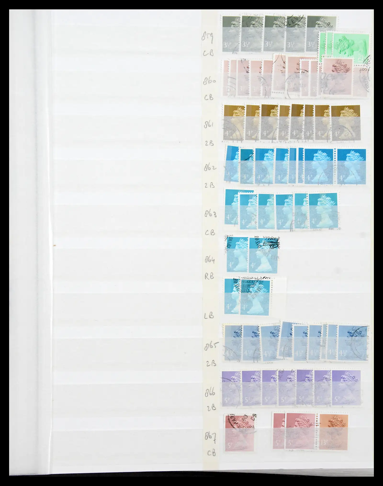 40614 0086 - Stamp collection 40614 Great Britain used 1971-2014.