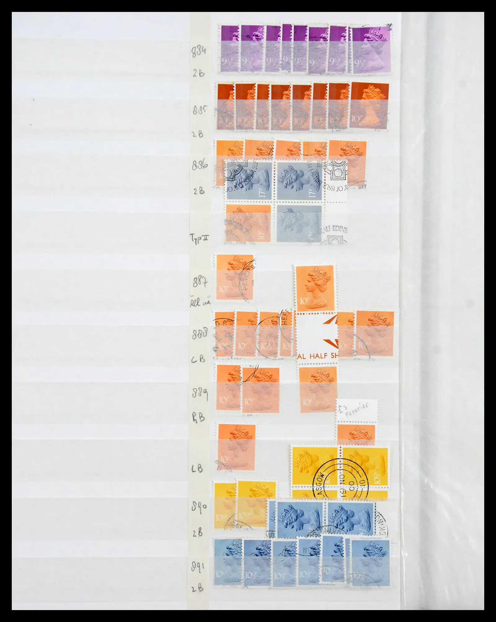 40614 0089 - Stamp collection 40614 Great Britain used 1971-2014.