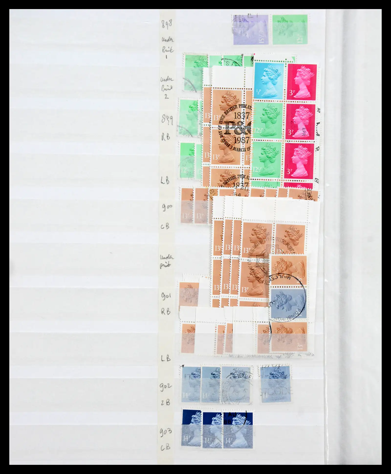 40614 0091 - Stamp collection 40614 Great Britain used 1971-2014.