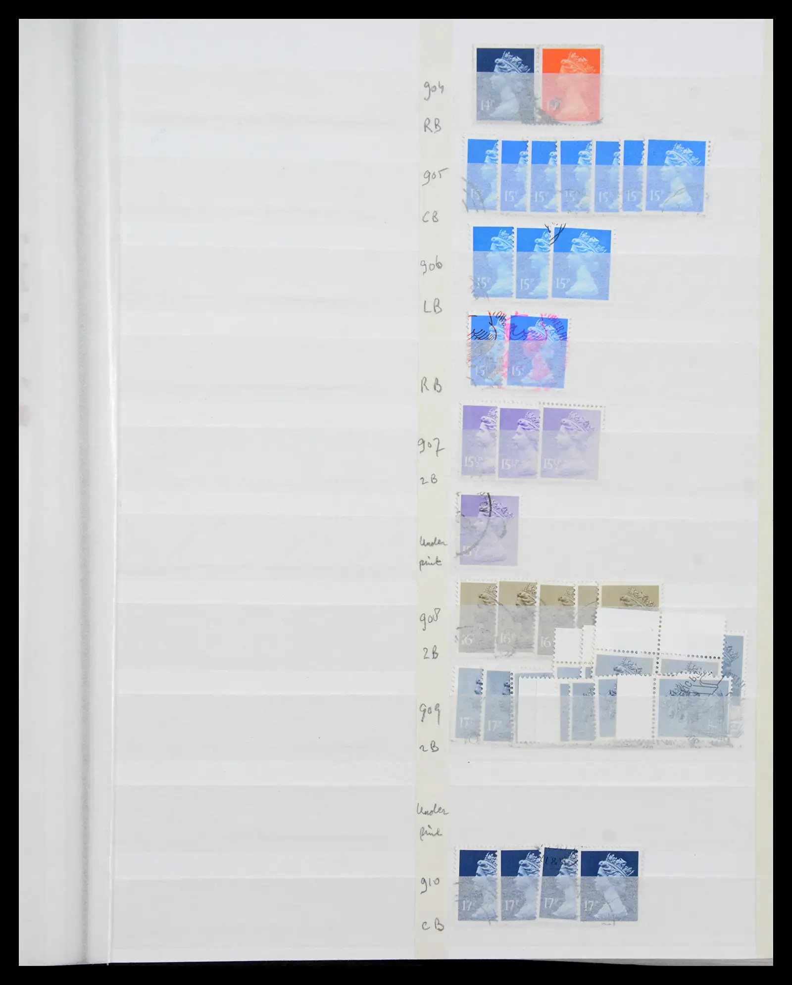 40614 0092 - Stamp collection 40614 Great Britain used 1971-2014.