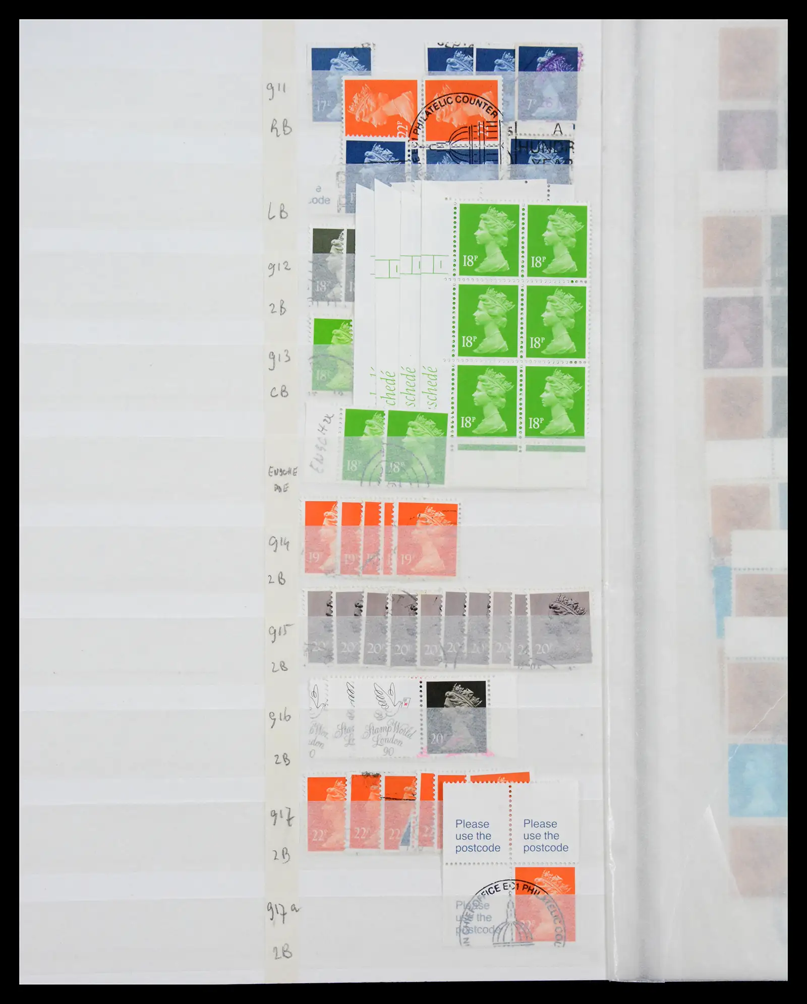 40614 0093 - Stamp collection 40614 Great Britain used 1971-2014.