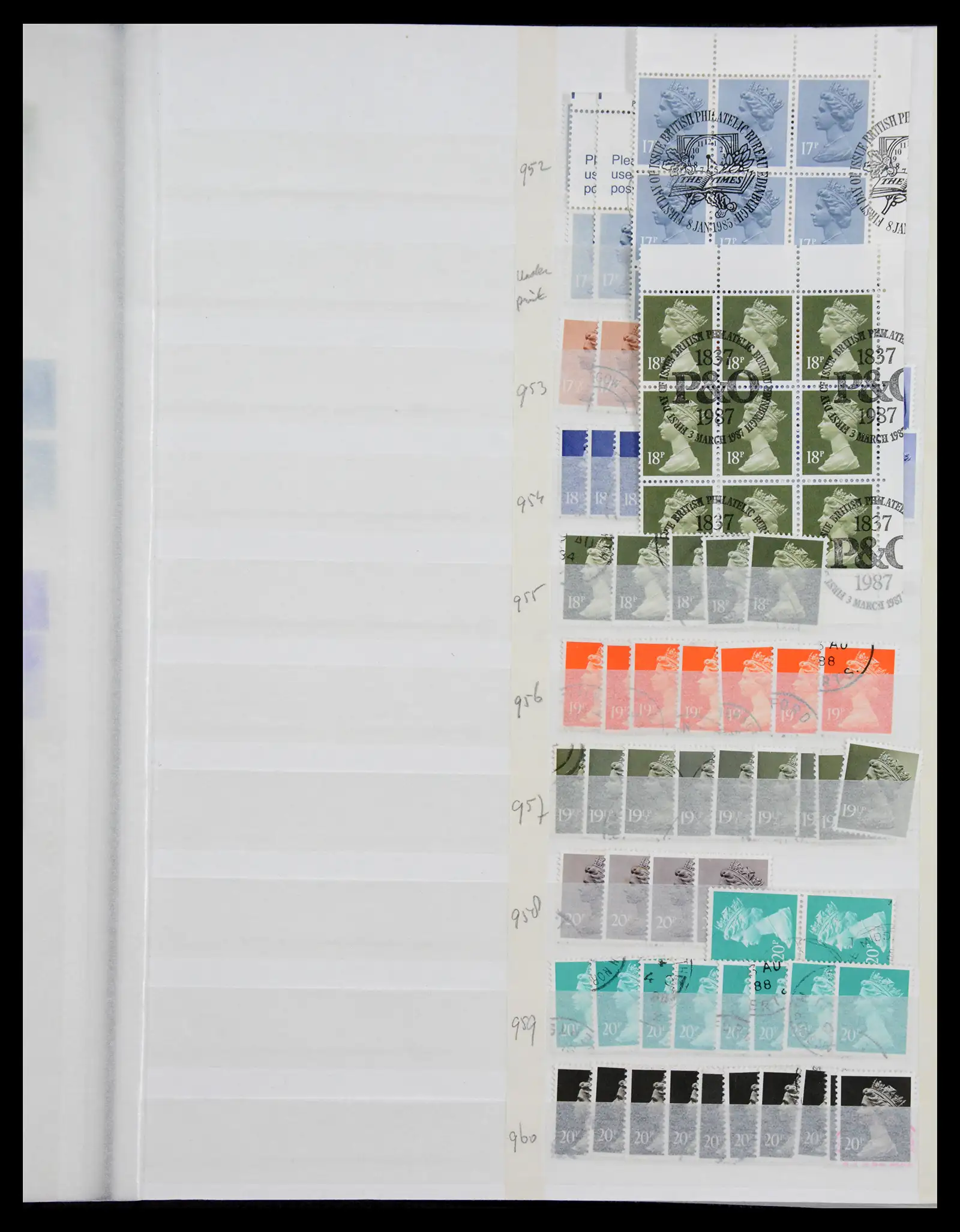 40614 0098 - Stamp collection 40614 Great Britain used 1971-2014.