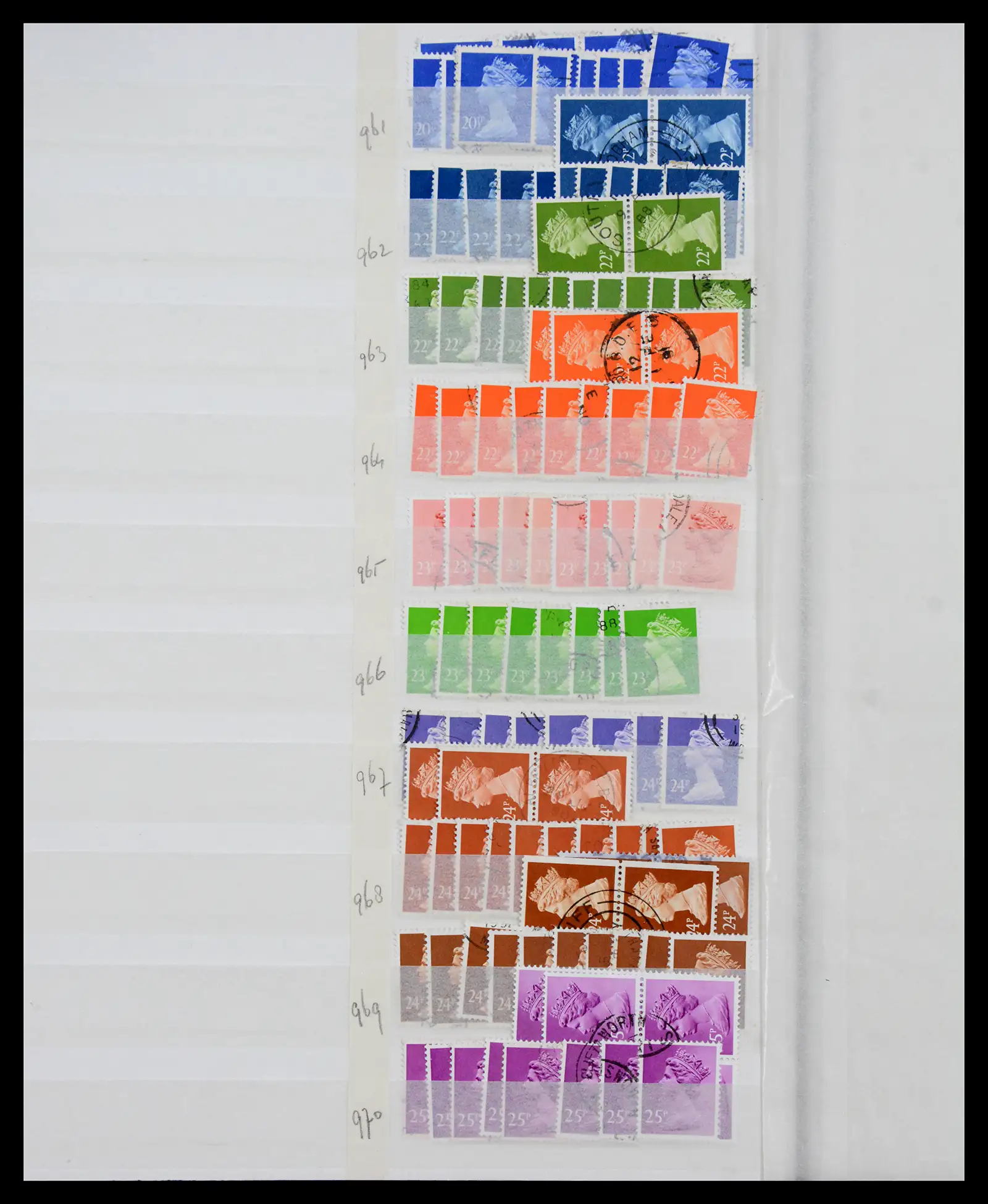 40614 0099 - Stamp collection 40614 Great Britain used 1971-2014.