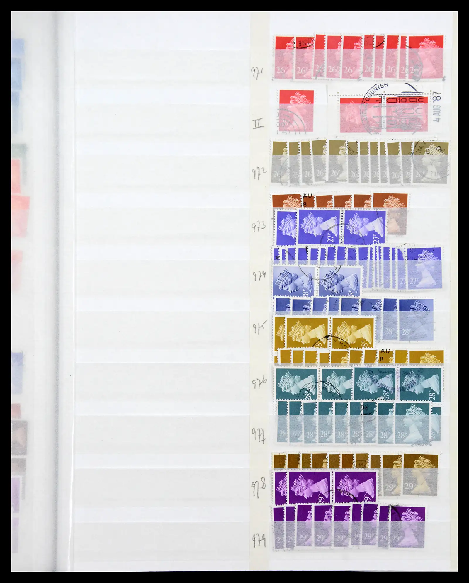40614 0100 - Stamp collection 40614 Great Britain used 1971-2014.