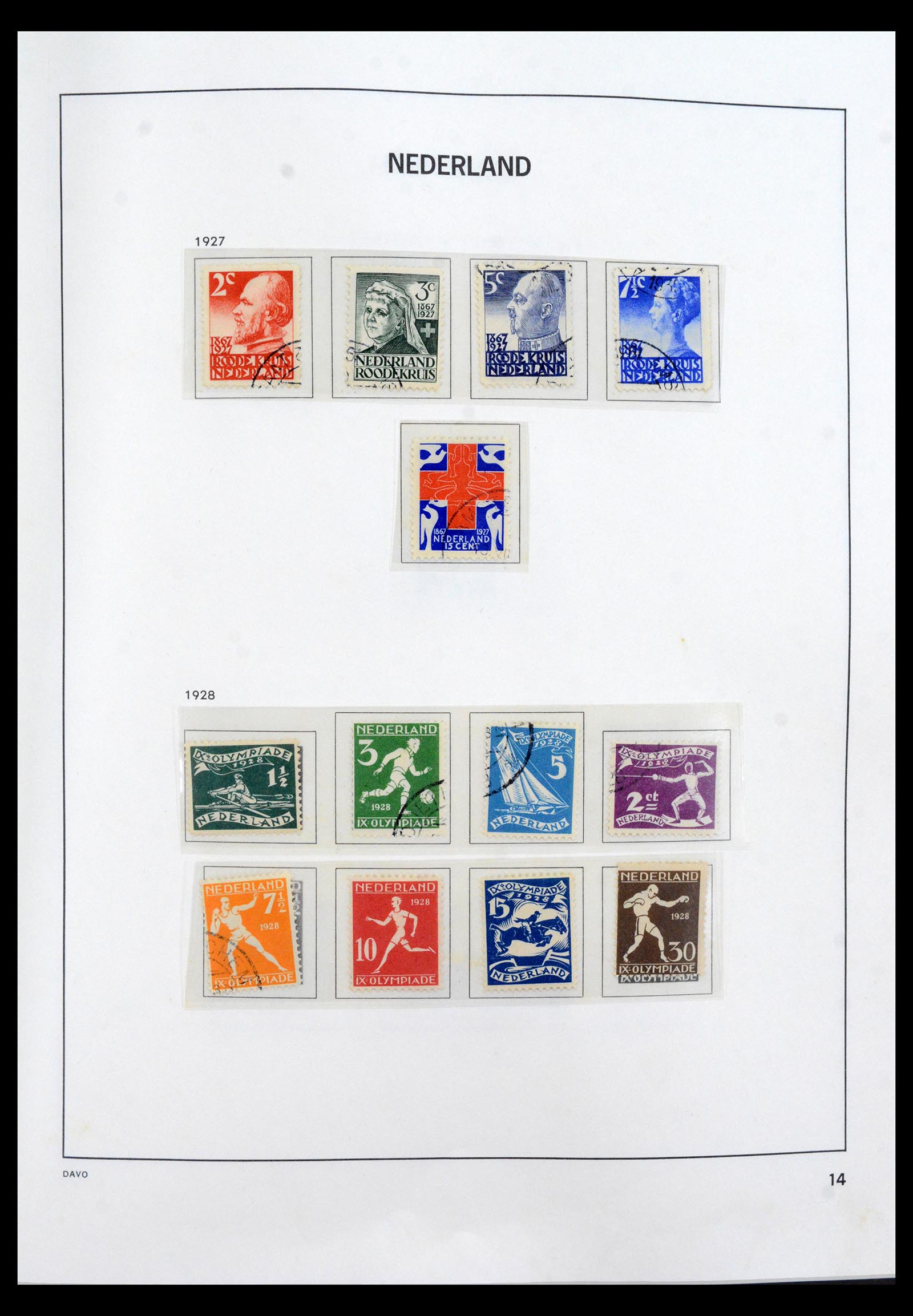 40633 0014 - Stamp collection 40633 Netherlands 1852-1972.