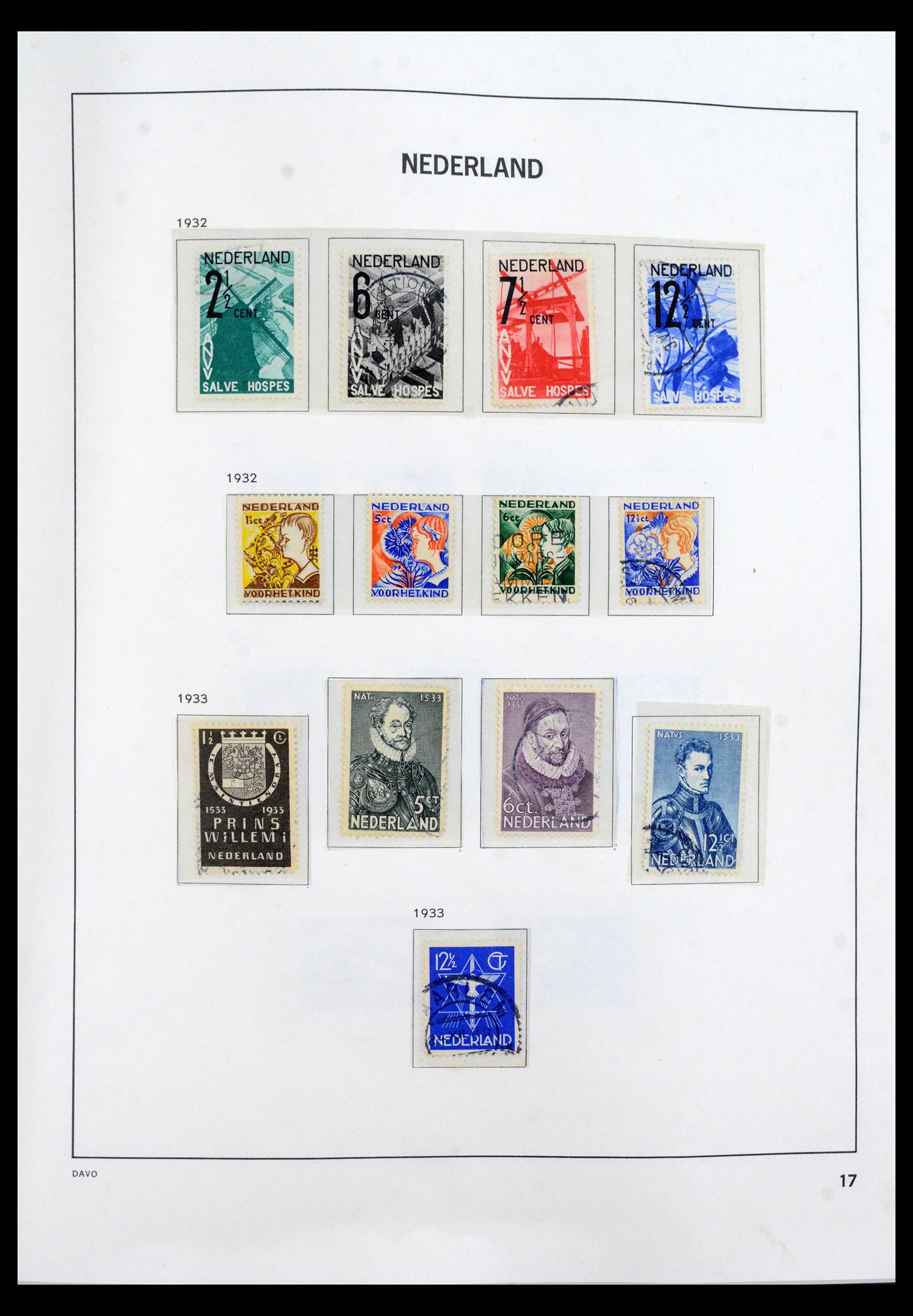 40633 0017 - Stamp collection 40633 Netherlands 1852-1972.