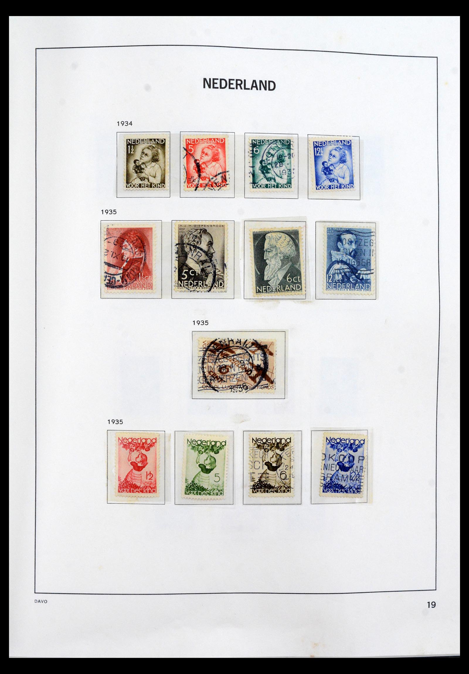 40633 0019 - Stamp collection 40633 Netherlands 1852-1972.