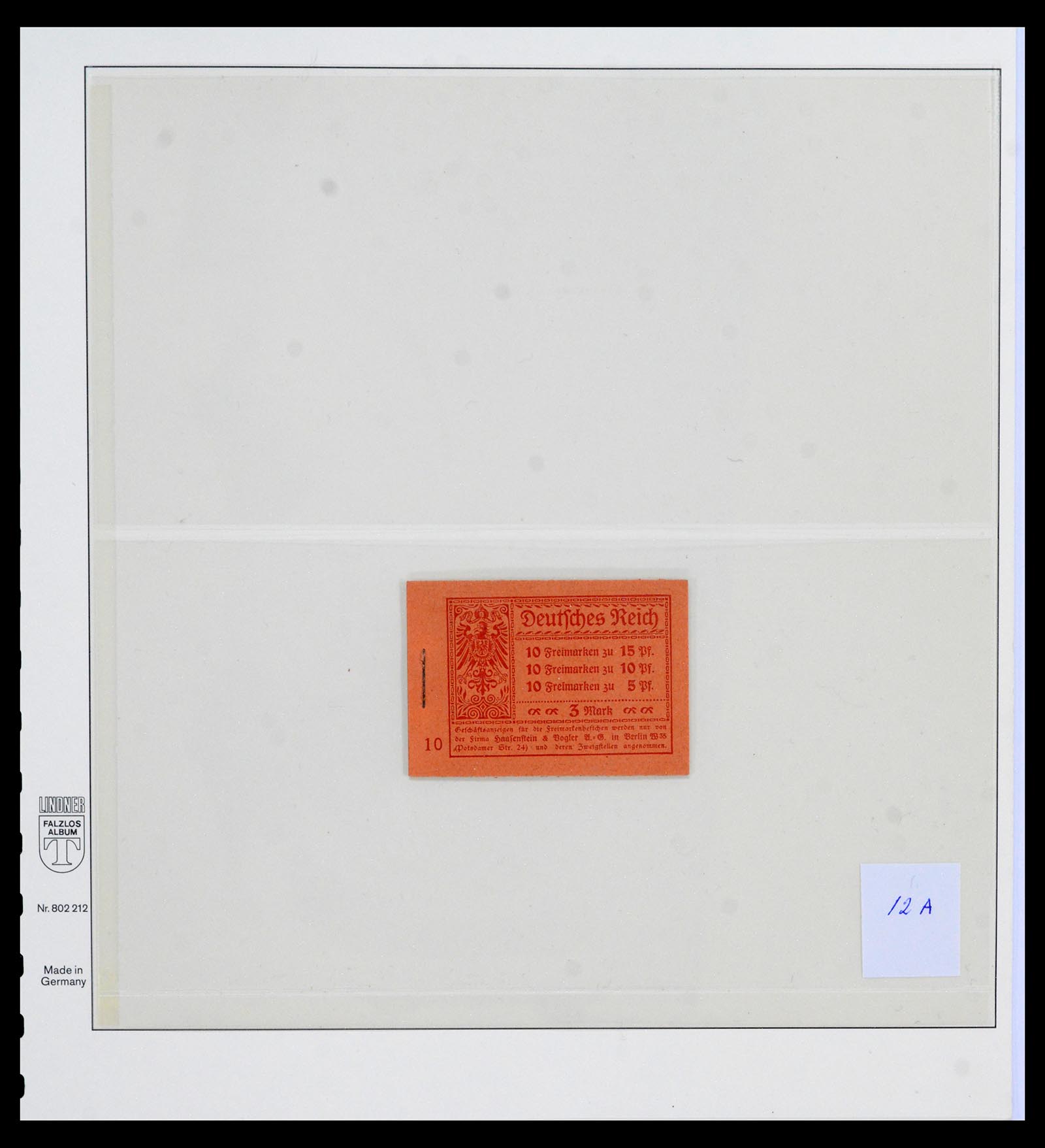 40650 0001 - Stamp collection 40650 German Reich stamp booklets 1919-1941.