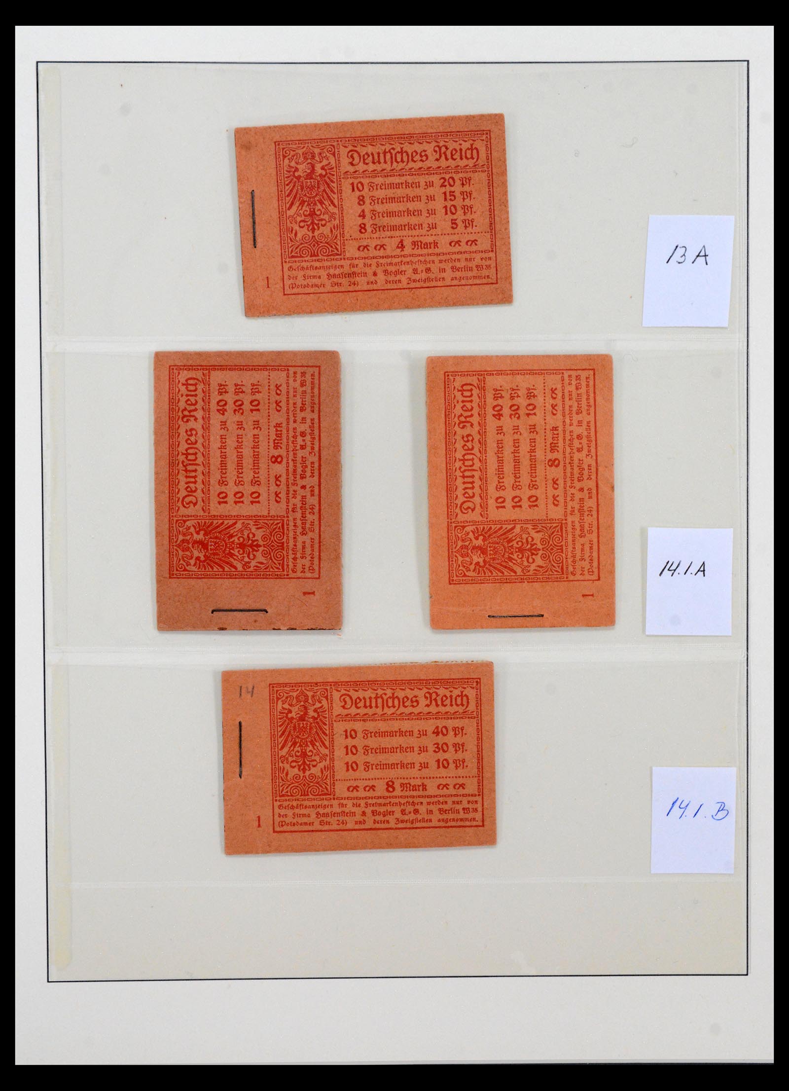 40650 0002 - Stamp collection 40650 German Reich stamp booklets 1919-1941.