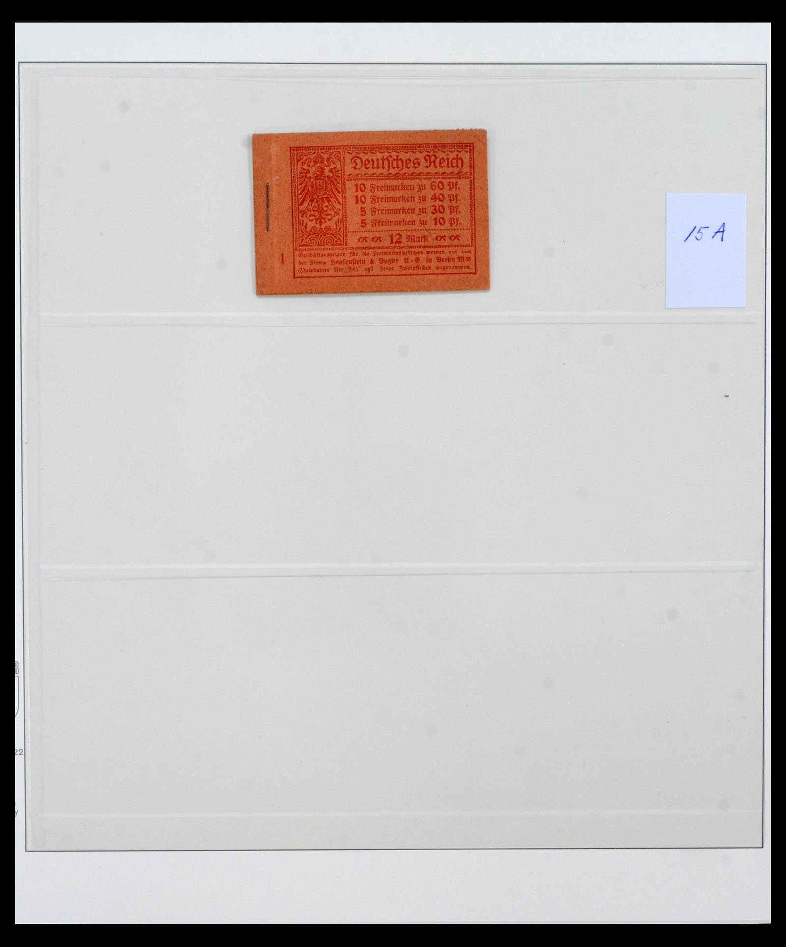 40650 0003 - Stamp collection 40650 German Reich stamp booklets 1919-1941.