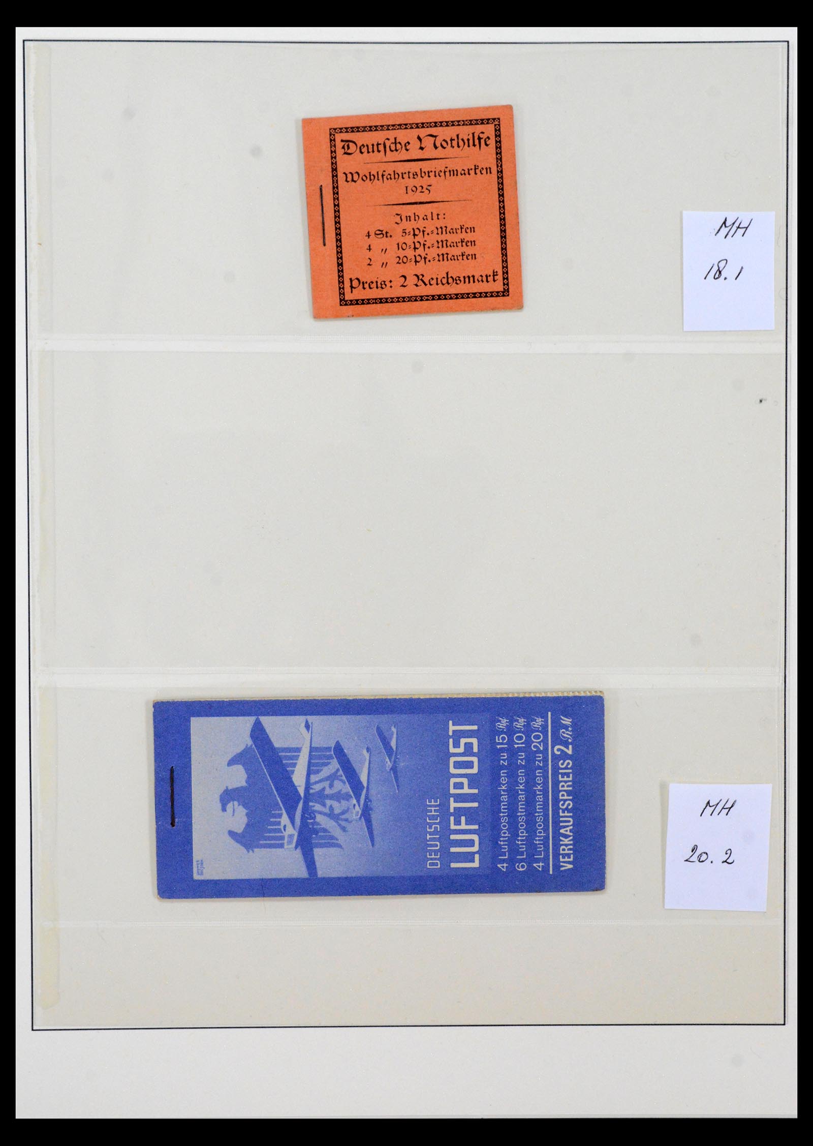 40650 0004 - Stamp collection 40650 German Reich stamp booklets 1919-1941.