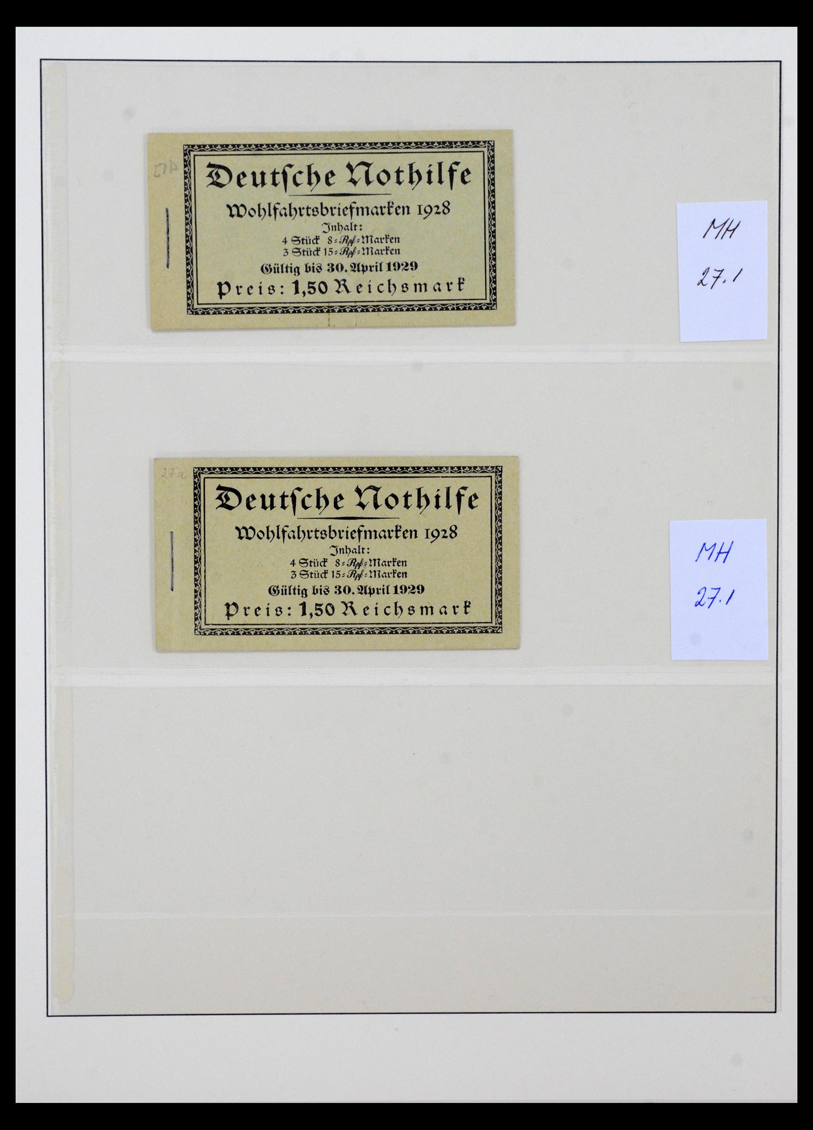 40650 0006 - Stamp collection 40650 German Reich stamp booklets 1919-1941.