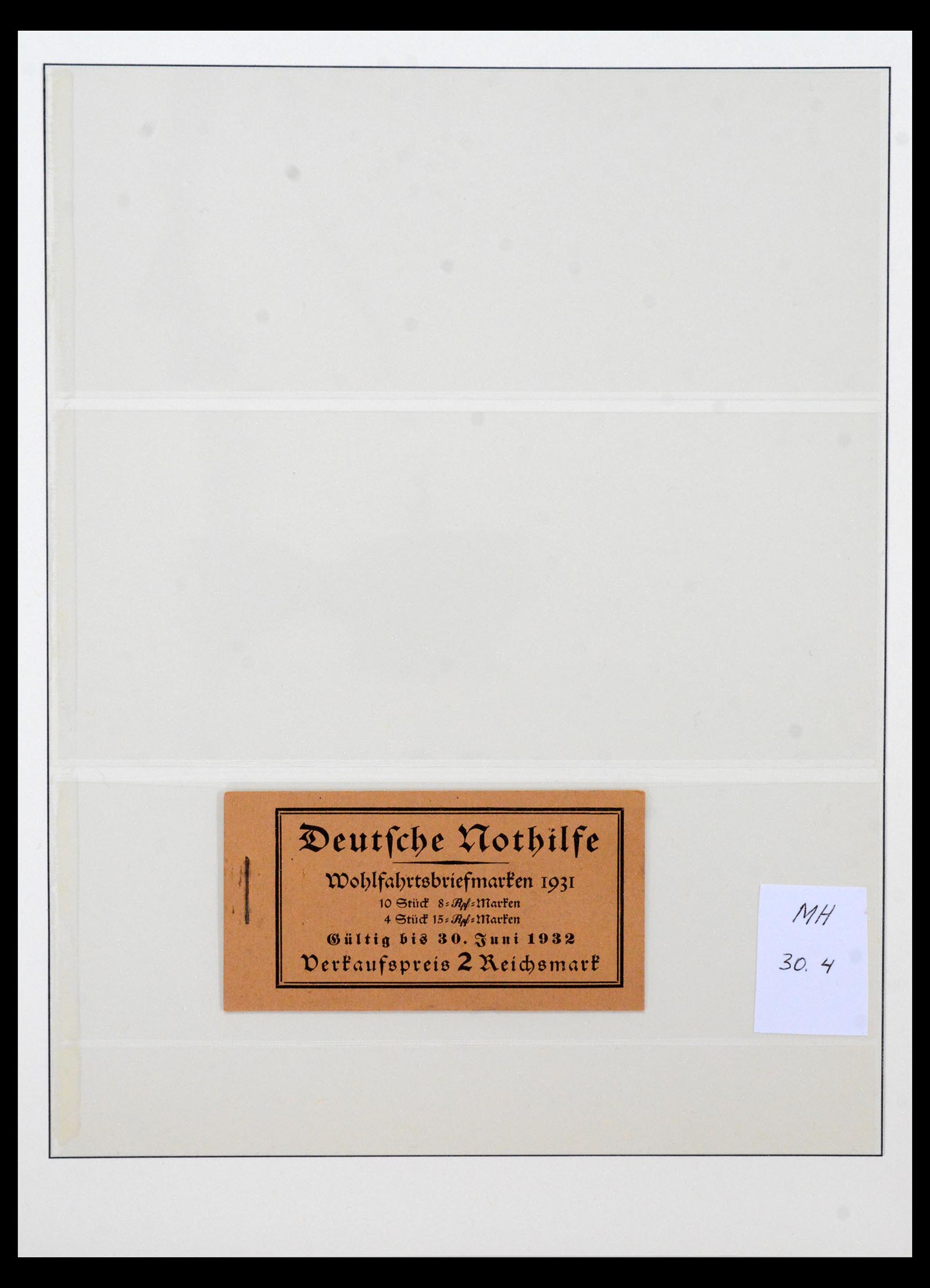 40650 0008 - Stamp collection 40650 German Reich stamp booklets 1919-1941.
