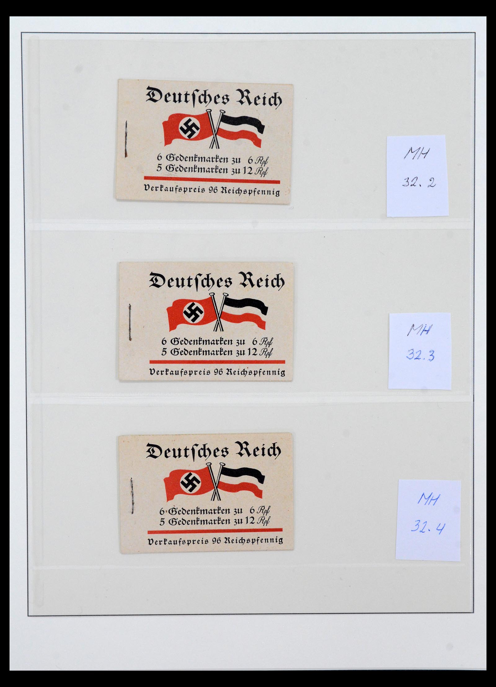 40650 0010 - Stamp collection 40650 German Reich stamp booklets 1919-1941.