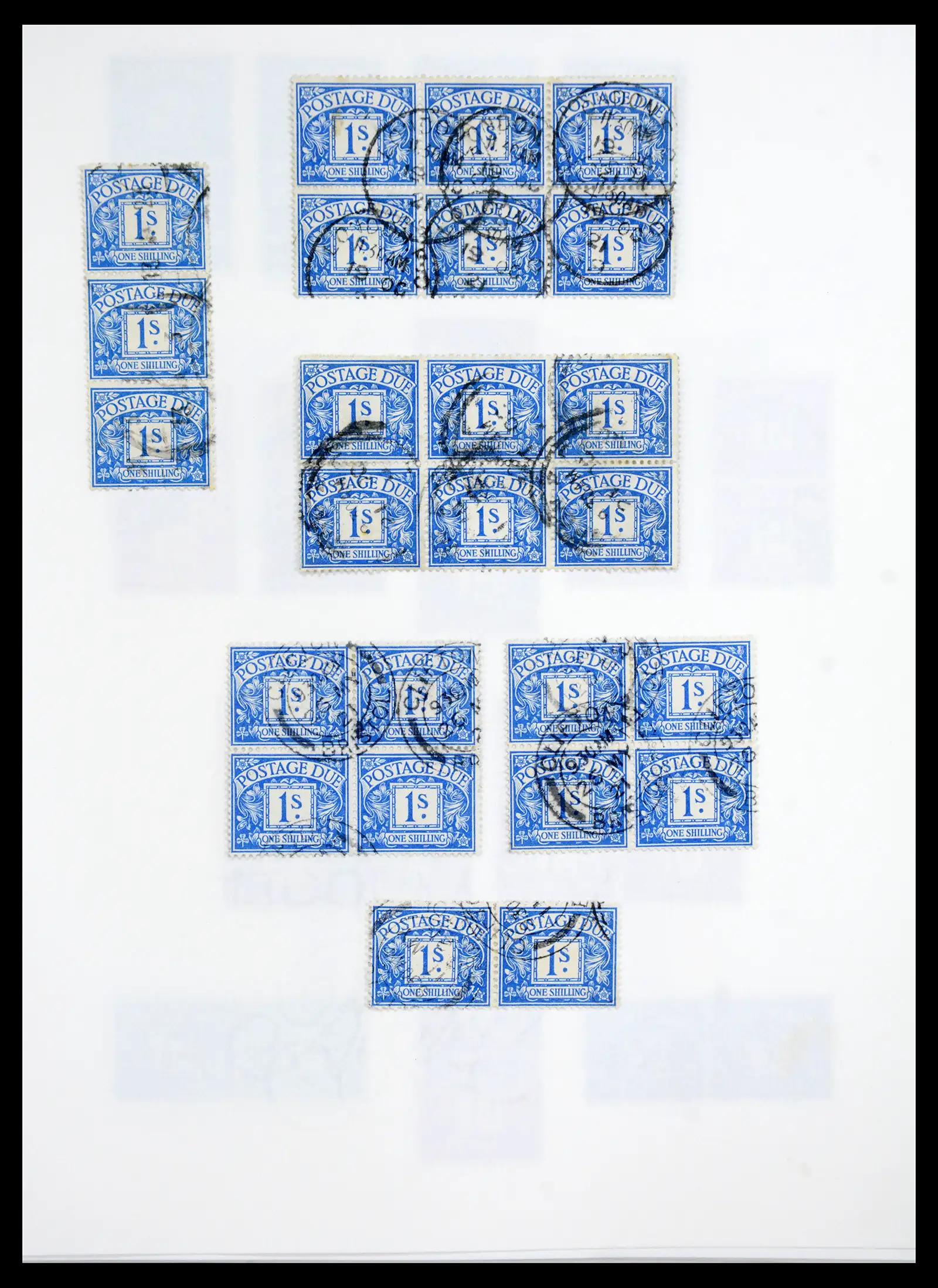 40656 0006 - Stamp collection 40656 Great Britain postage due 1914-1994.