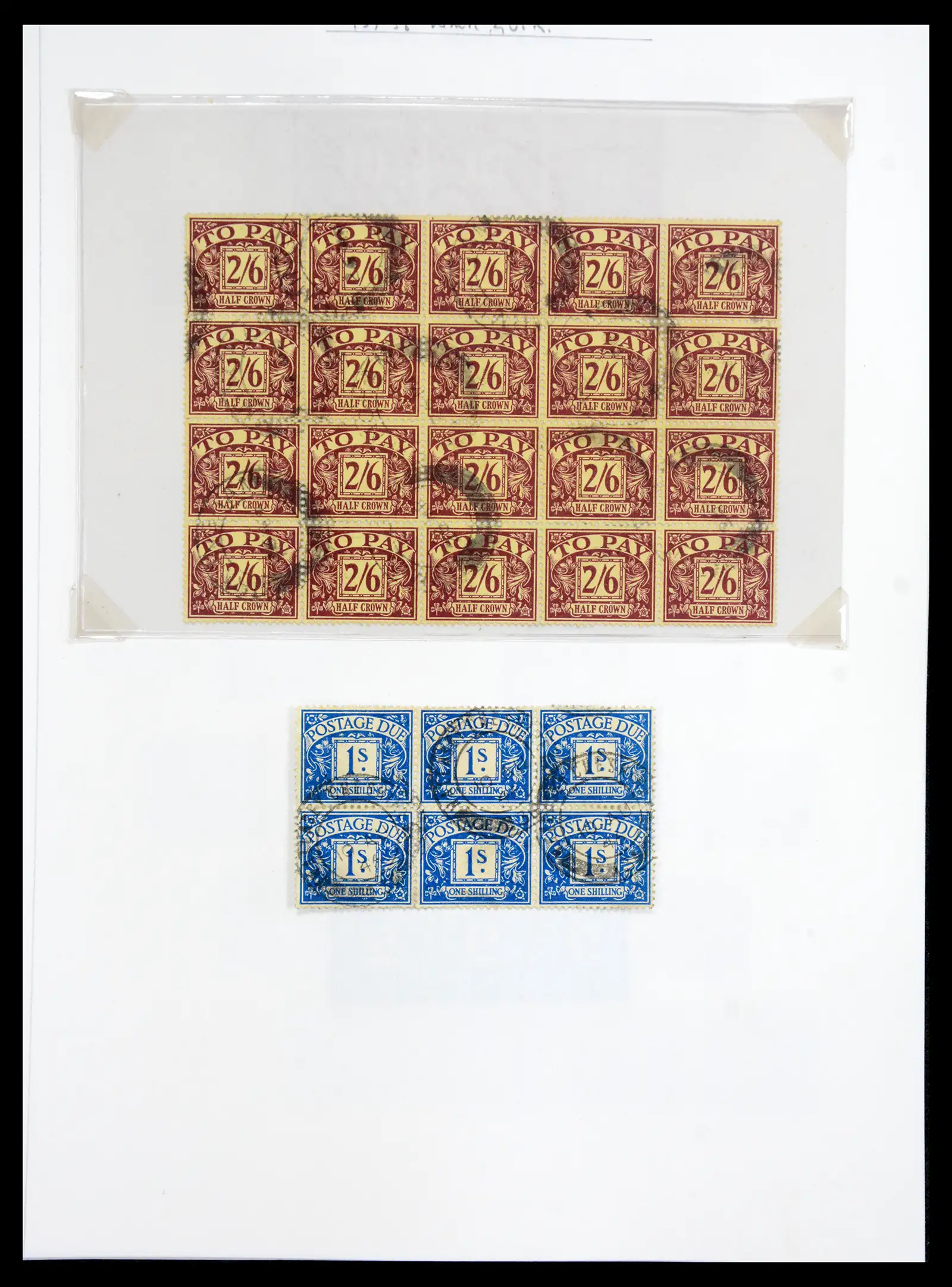 40656 0030 - Stamp collection 40656 Great Britain postage due 1914-1994.