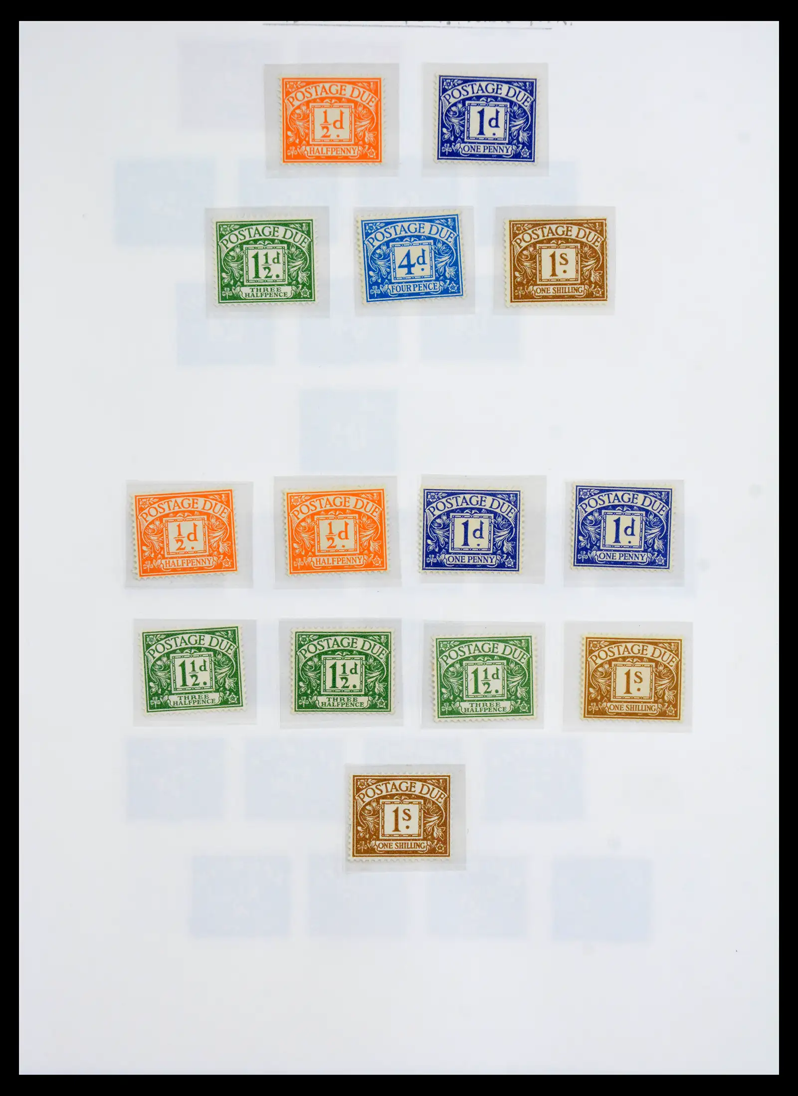 40656 0034 - Stamp collection 40656 Great Britain postage due 1914-1994.
