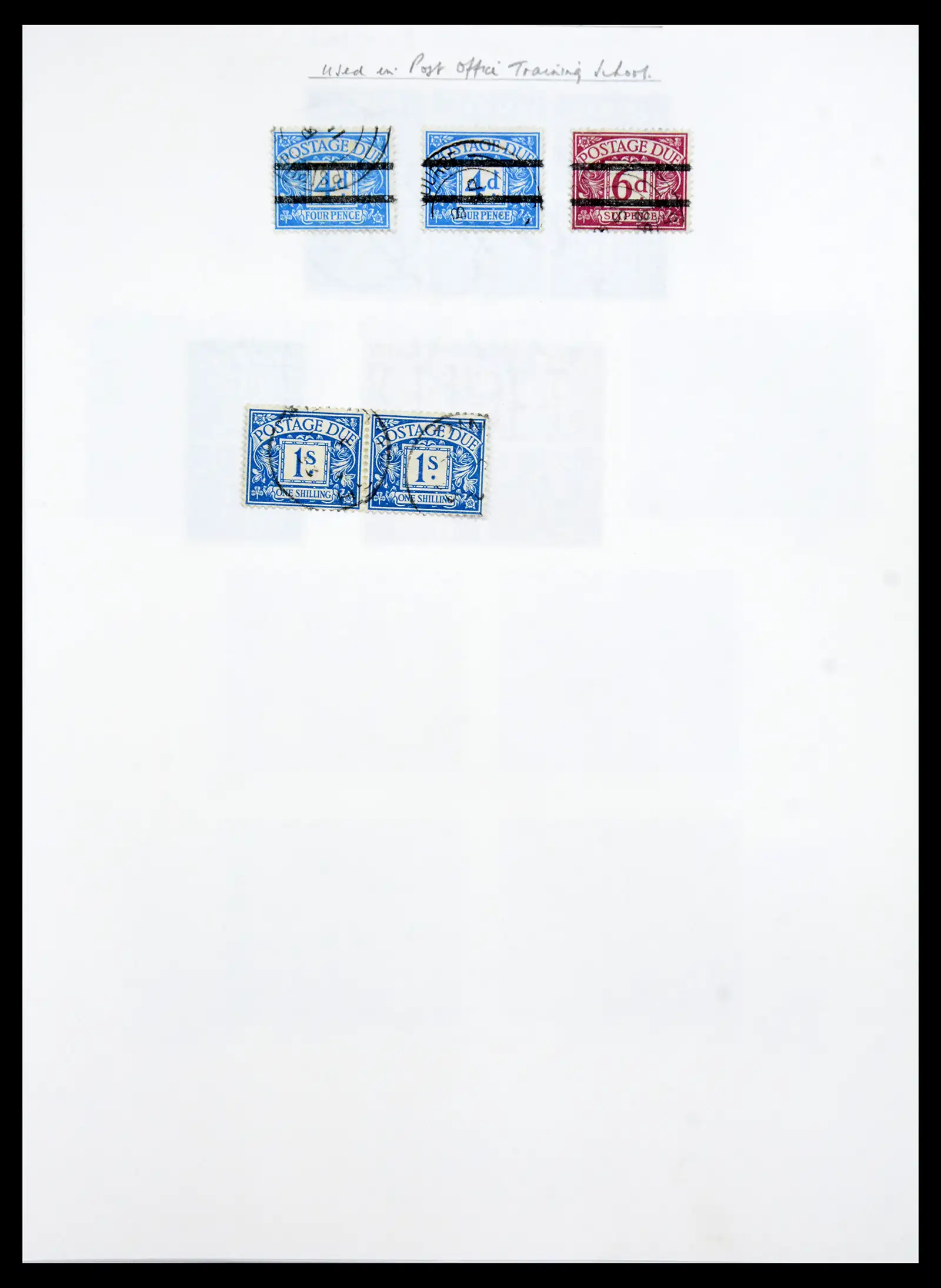 40656 0052 - Stamp collection 40656 Great Britain postage due 1914-1994.