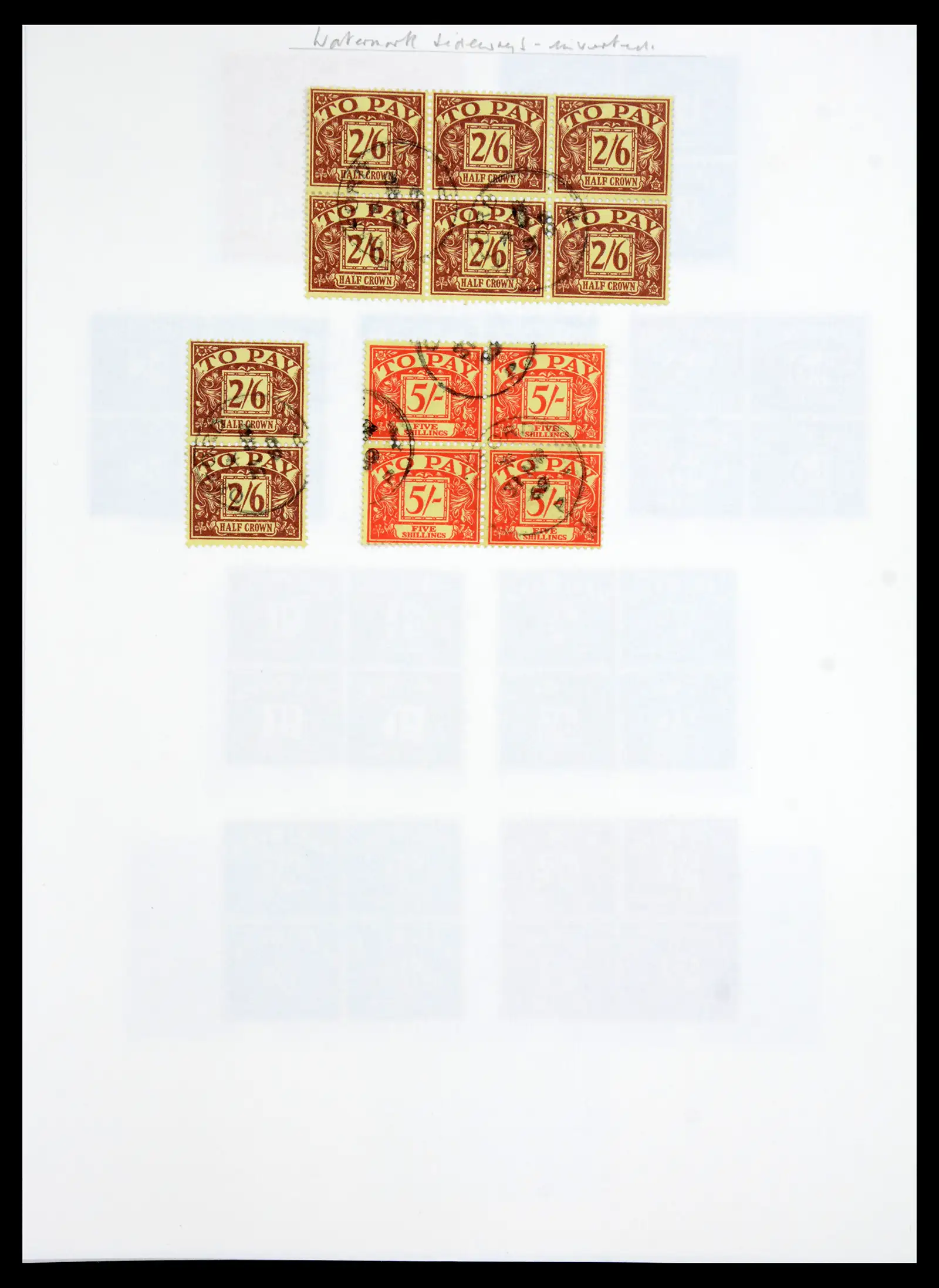 40656 0053 - Stamp collection 40656 Great Britain postage due 1914-1994.