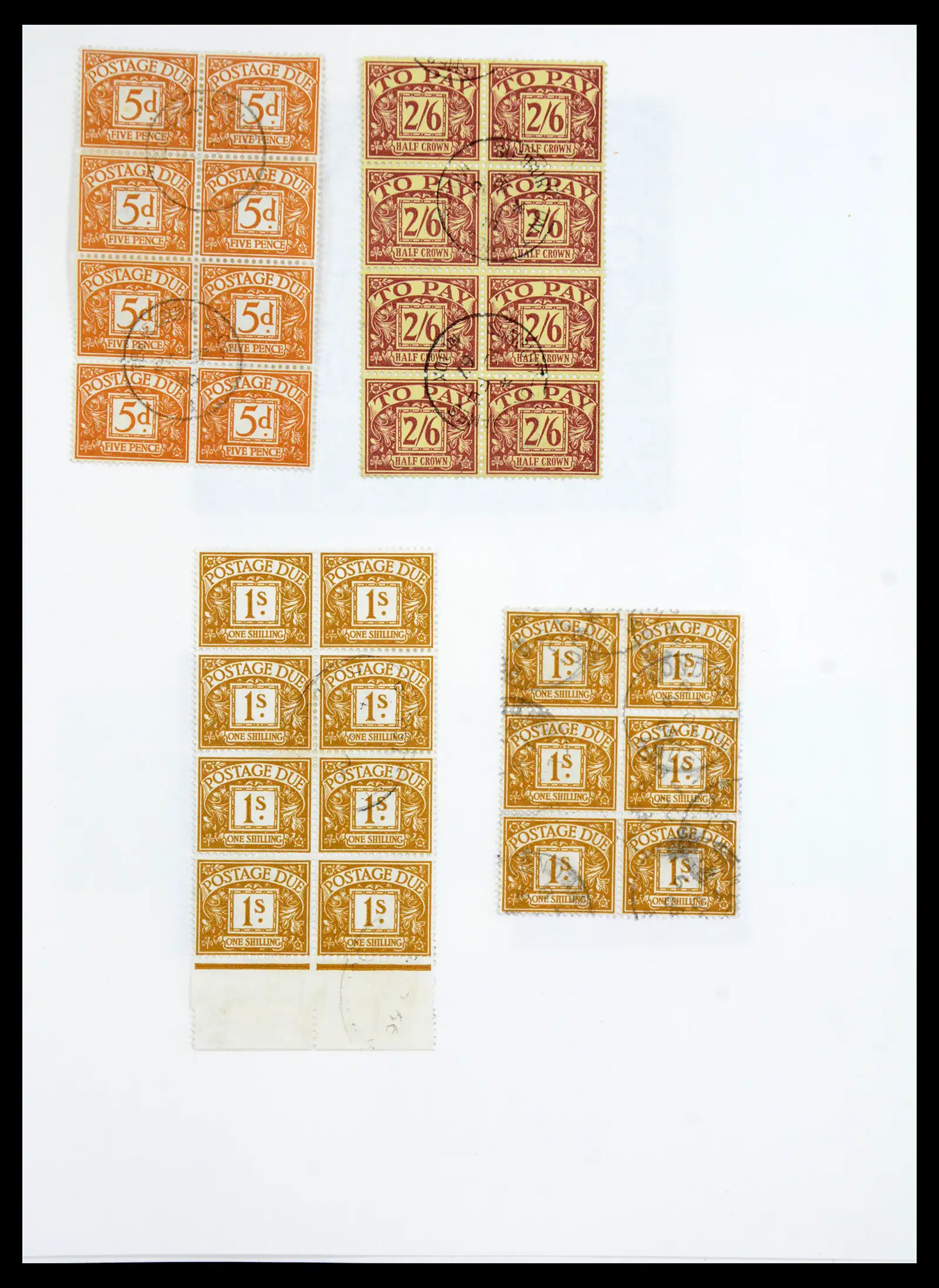 40656 0057 - Stamp collection 40656 Great Britain postage due 1914-1994.