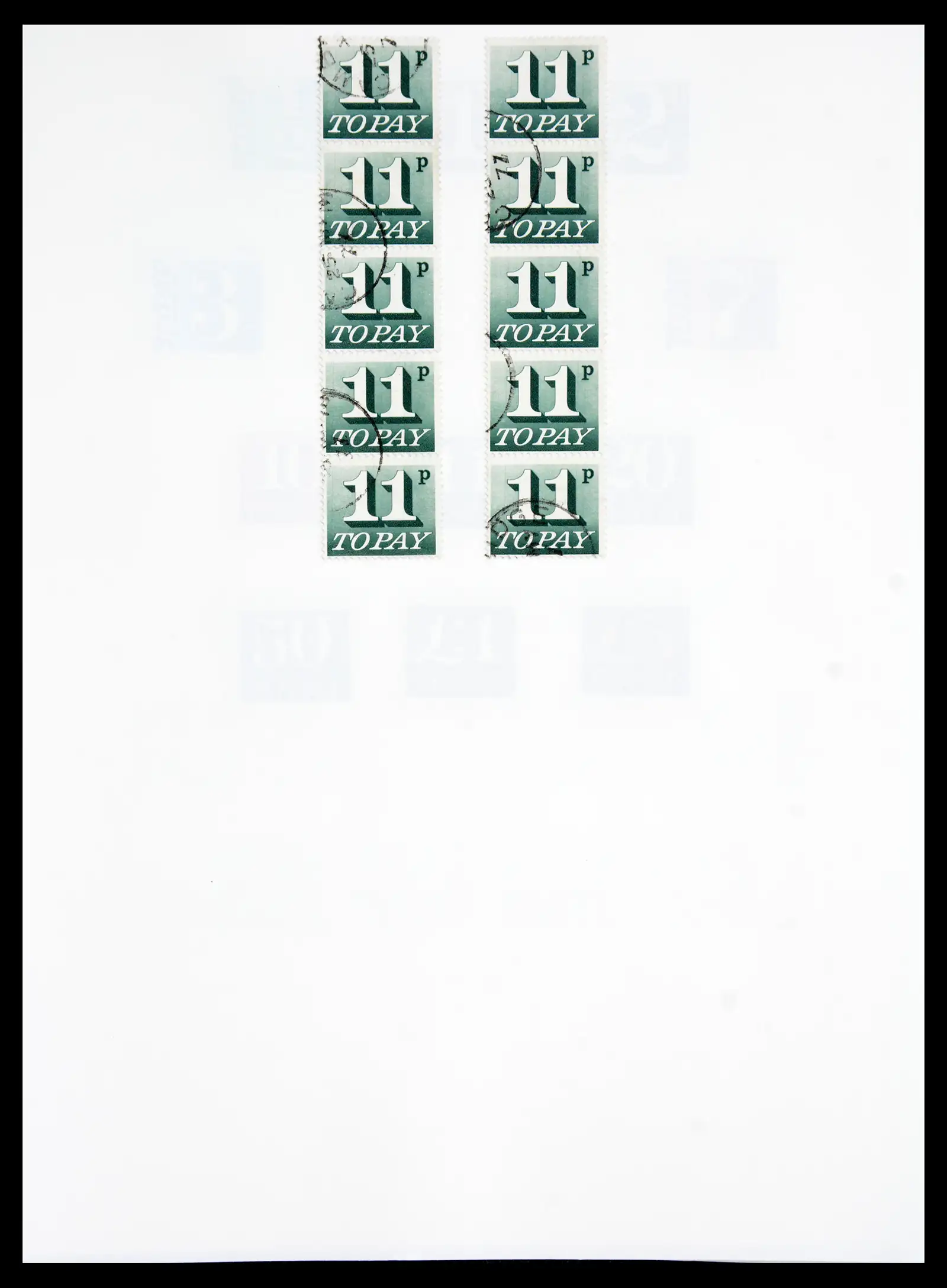 40656 0077 - Stamp collection 40656 Great Britain postage due 1914-1994.