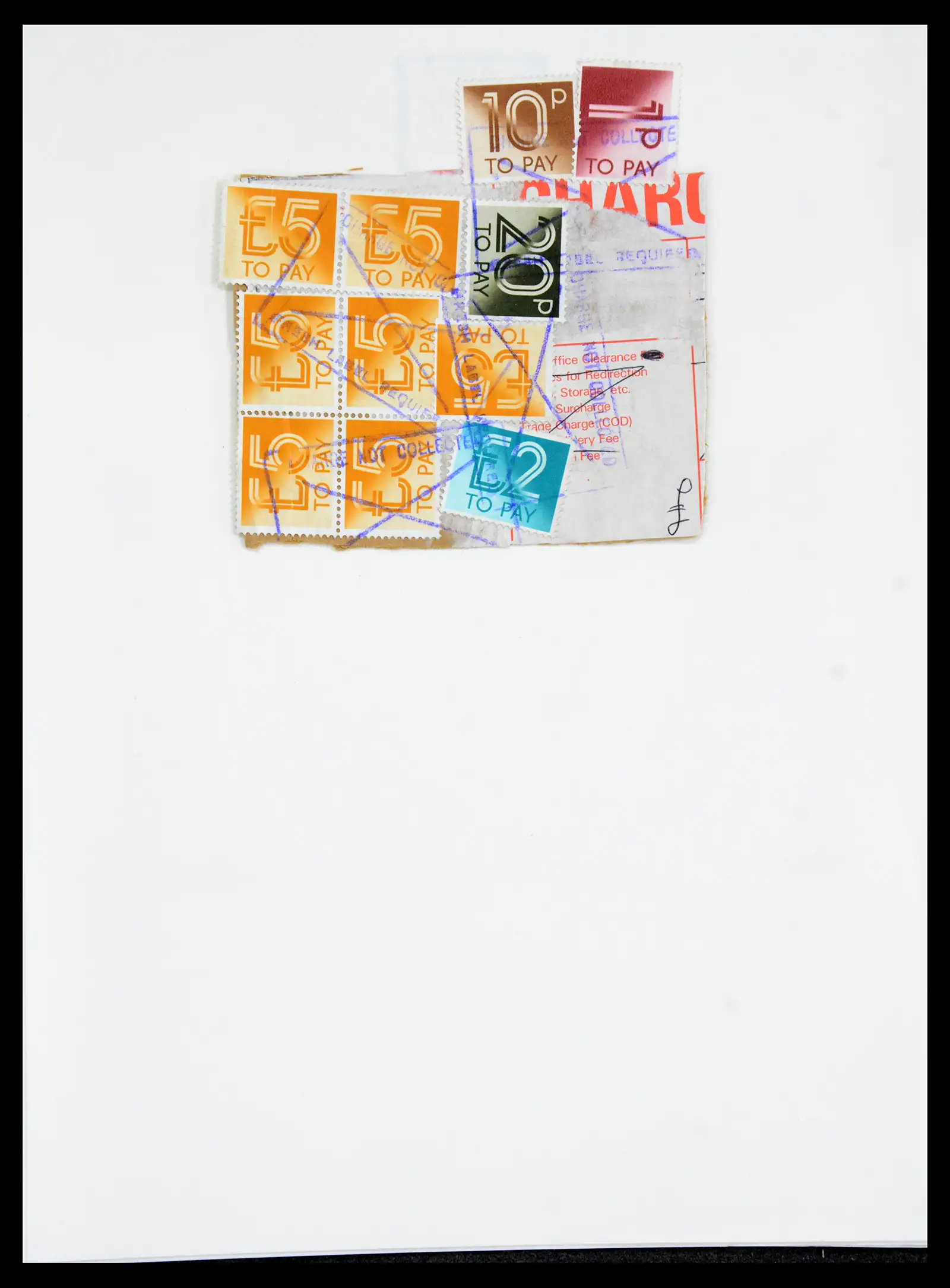 40656 0087 - Stamp collection 40656 Great Britain postage due 1914-1994.