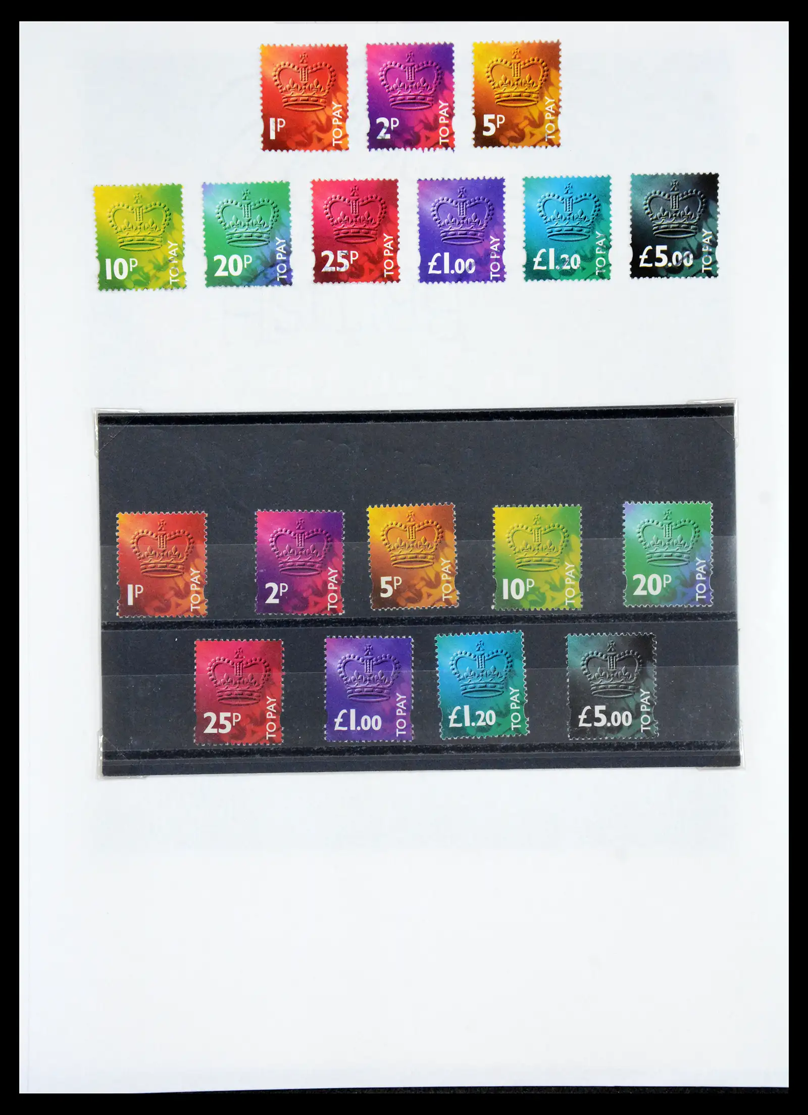 40656 0089 - Stamp collection 40656 Great Britain postage due 1914-1994.