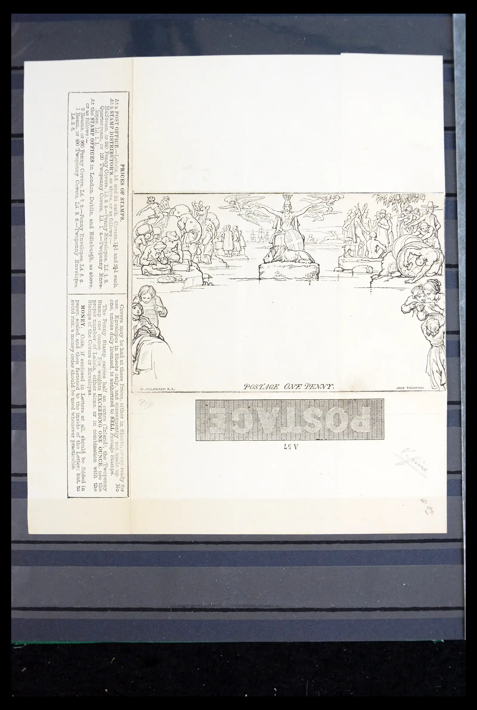 40665 0012 - Stamp collection 40665 World classic key stamps 1840-1950.