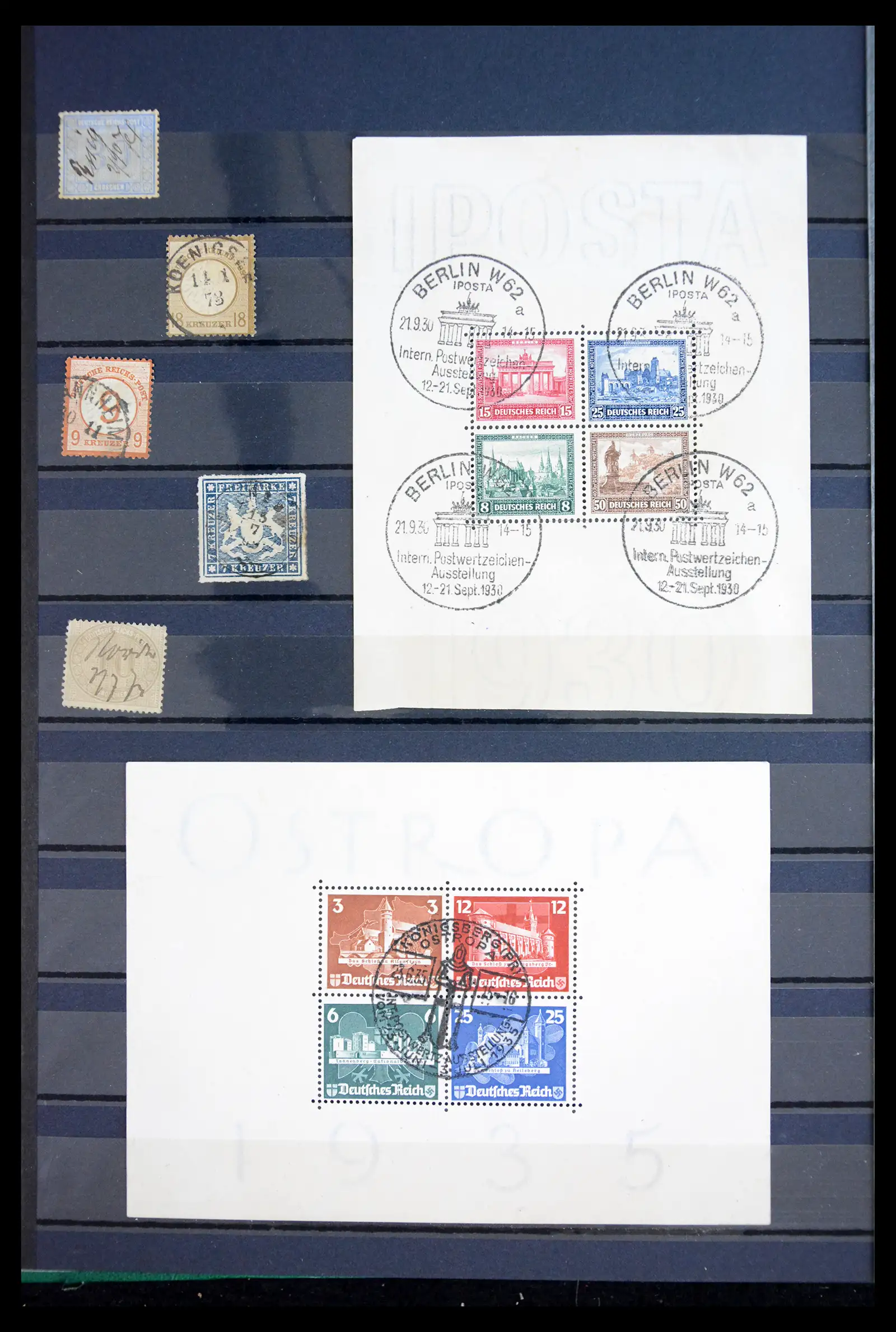 40665 0014 - Stamp collection 40665 World classic key stamps 1840-1950.