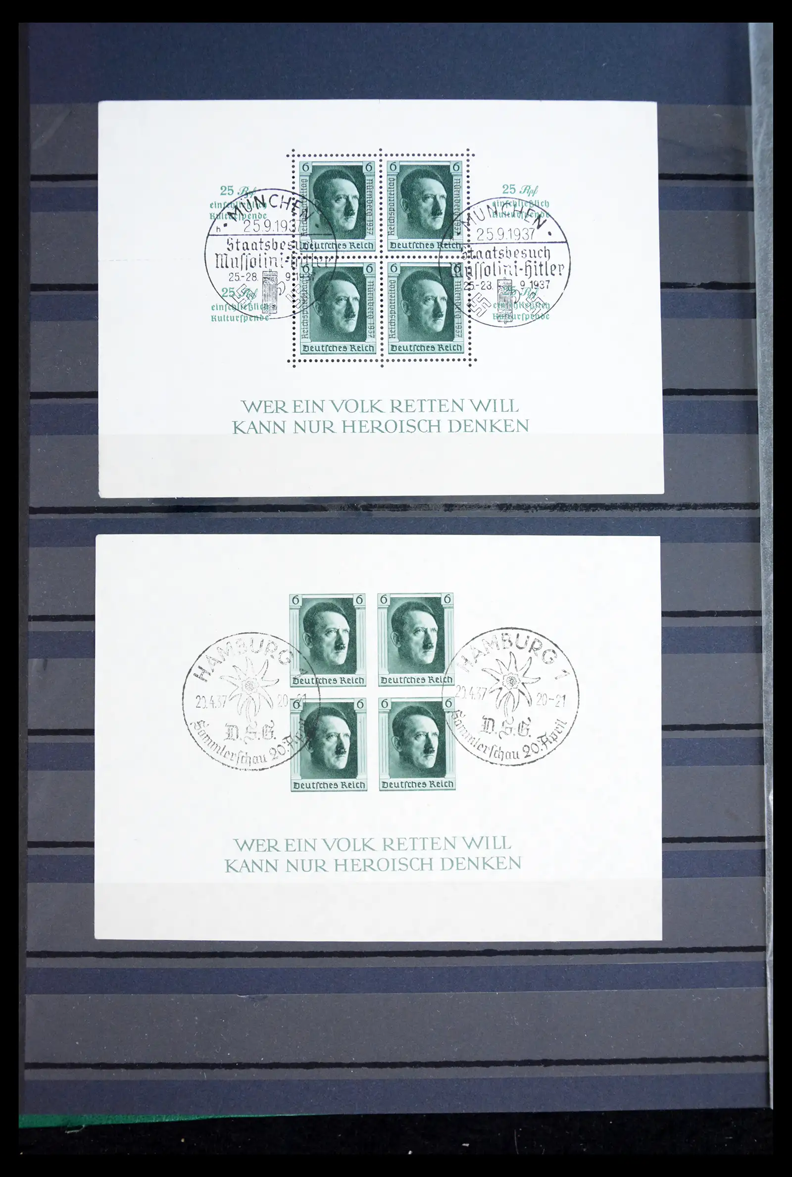 40665 0016 - Stamp collection 40665 World classic key stamps 1840-1950.