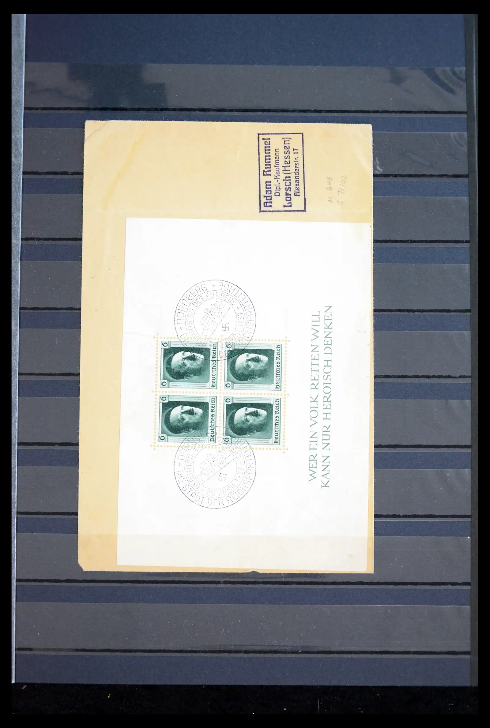 40665 0019 - Stamp collection 40665 World classic key stamps 1840-1950.
