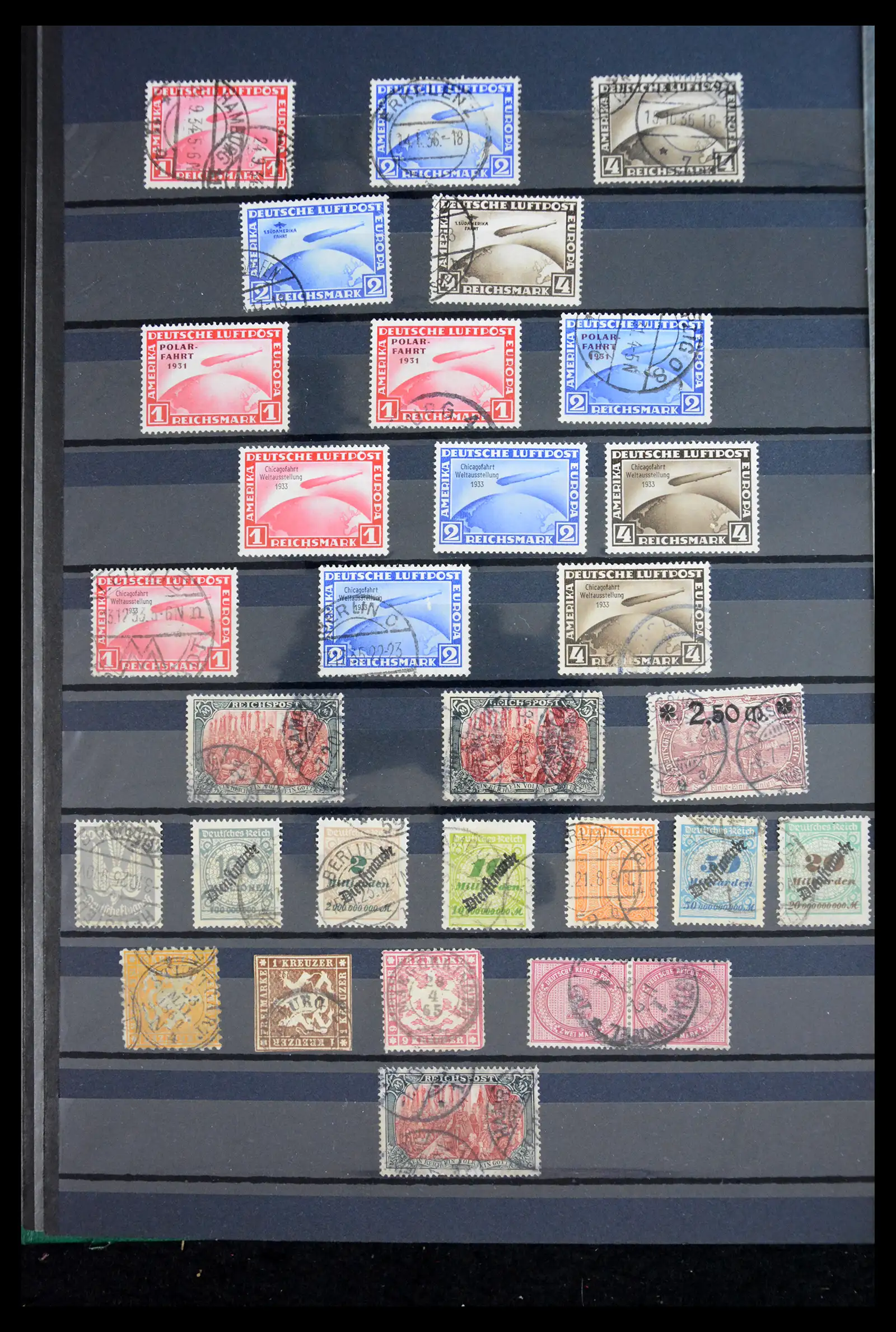 40665 0020 - Stamp collection 40665 World classic key stamps 1840-1950.