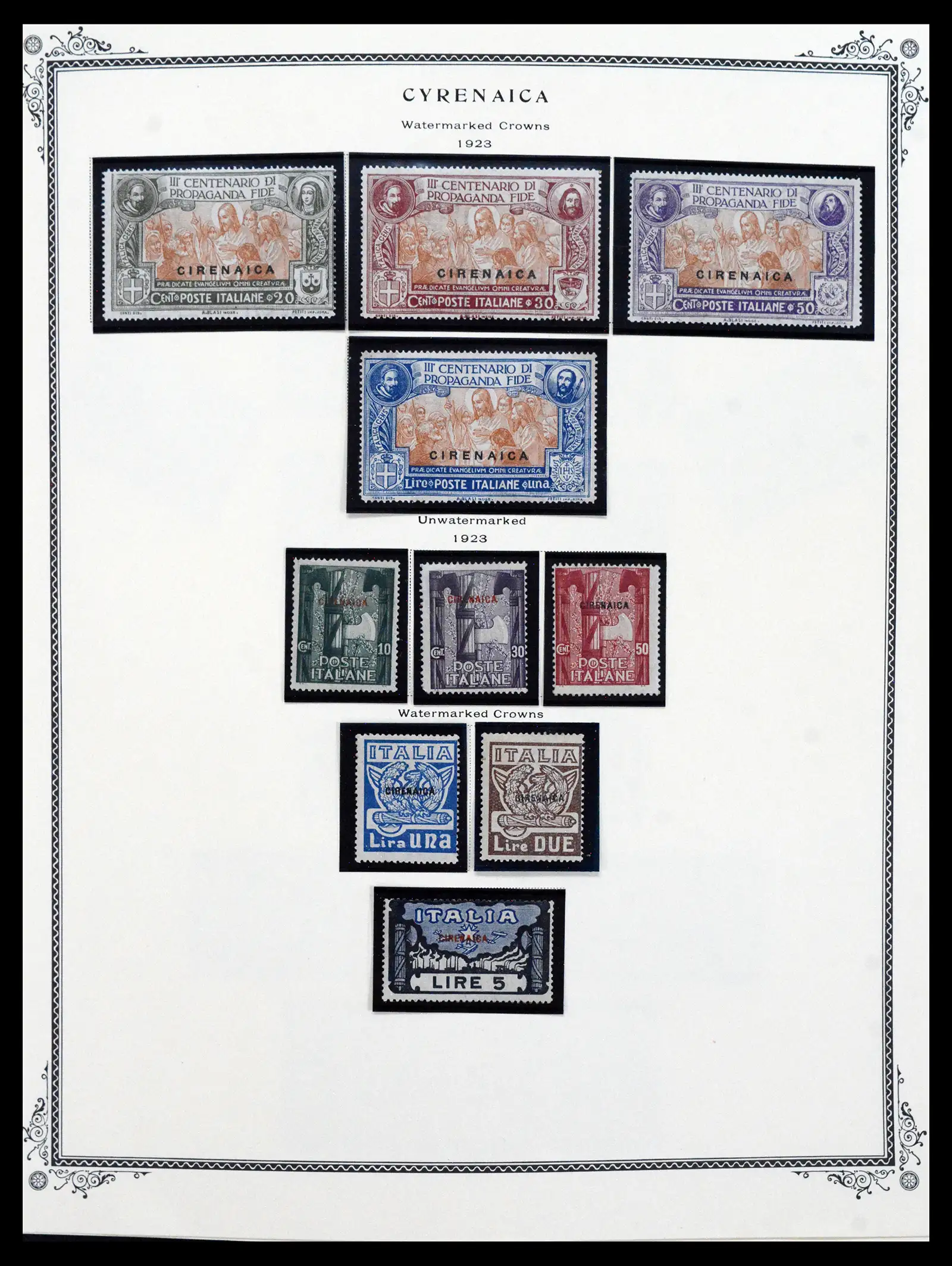 40670 0001 - Stamp collection 40670 Italian colonies 1892-1987.