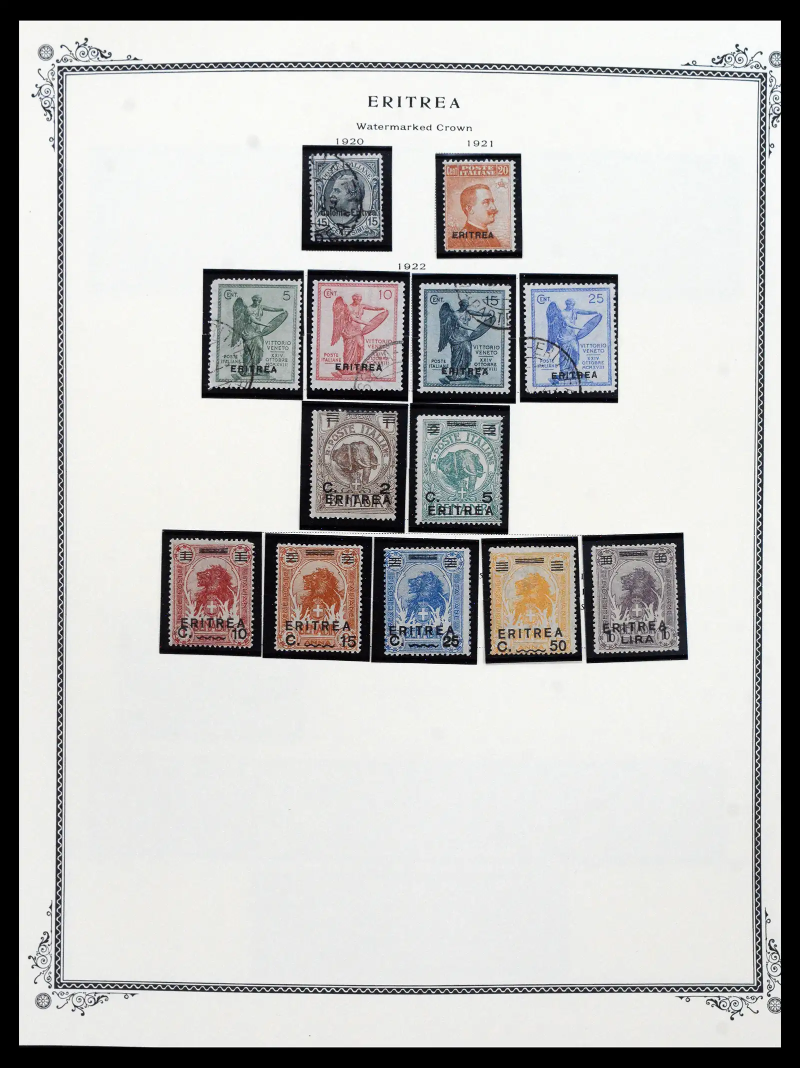 40670 0013 - Stamp collection 40670 Italian colonies 1892-1987.