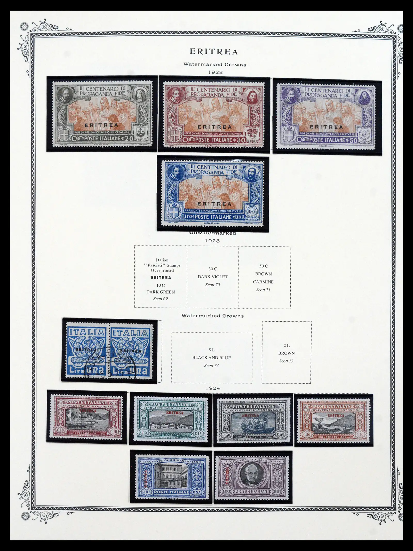 40670 0014 - Stamp collection 40670 Italian colonies 1892-1987.