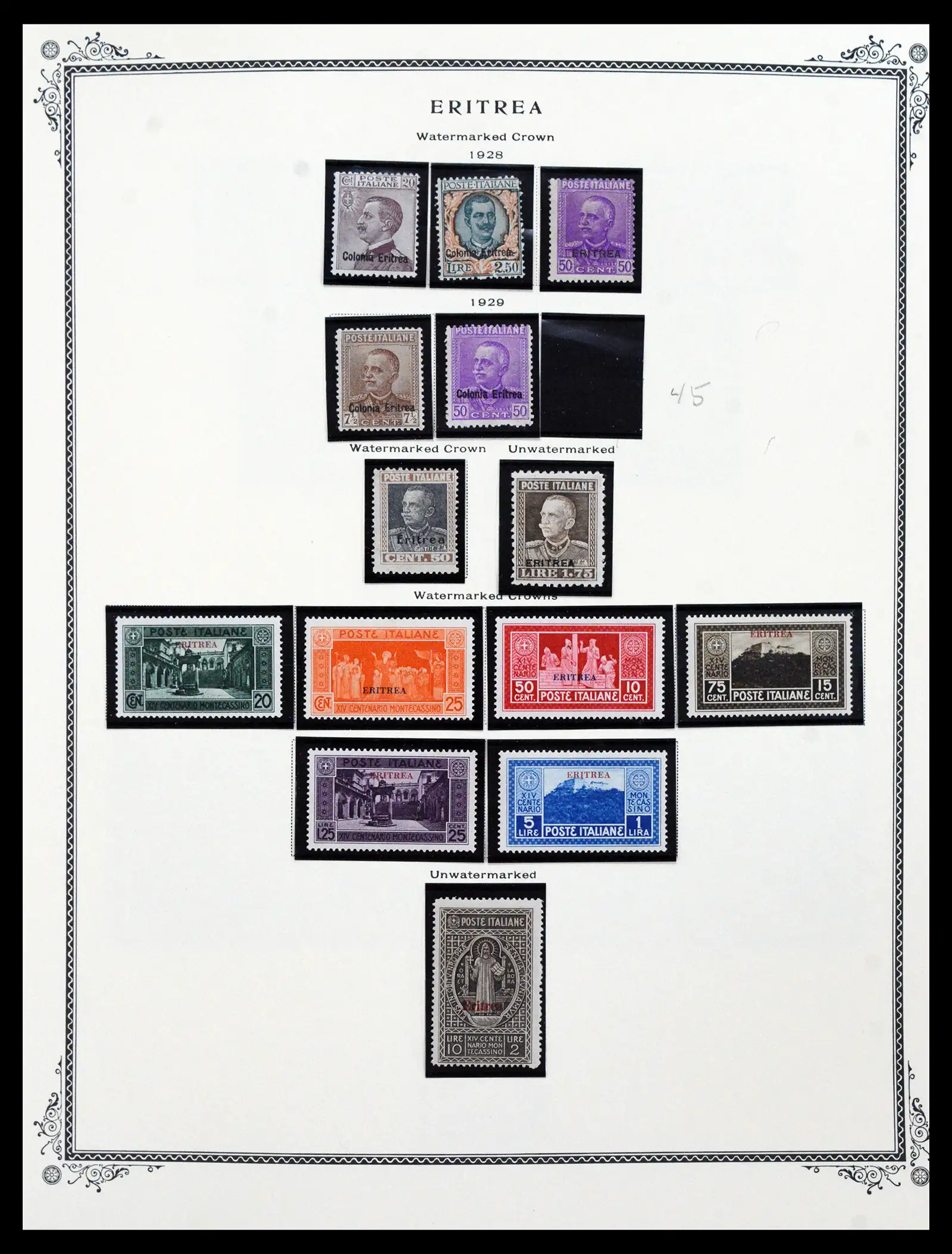 40670 0017 - Stamp collection 40670 Italian colonies 1892-1987.