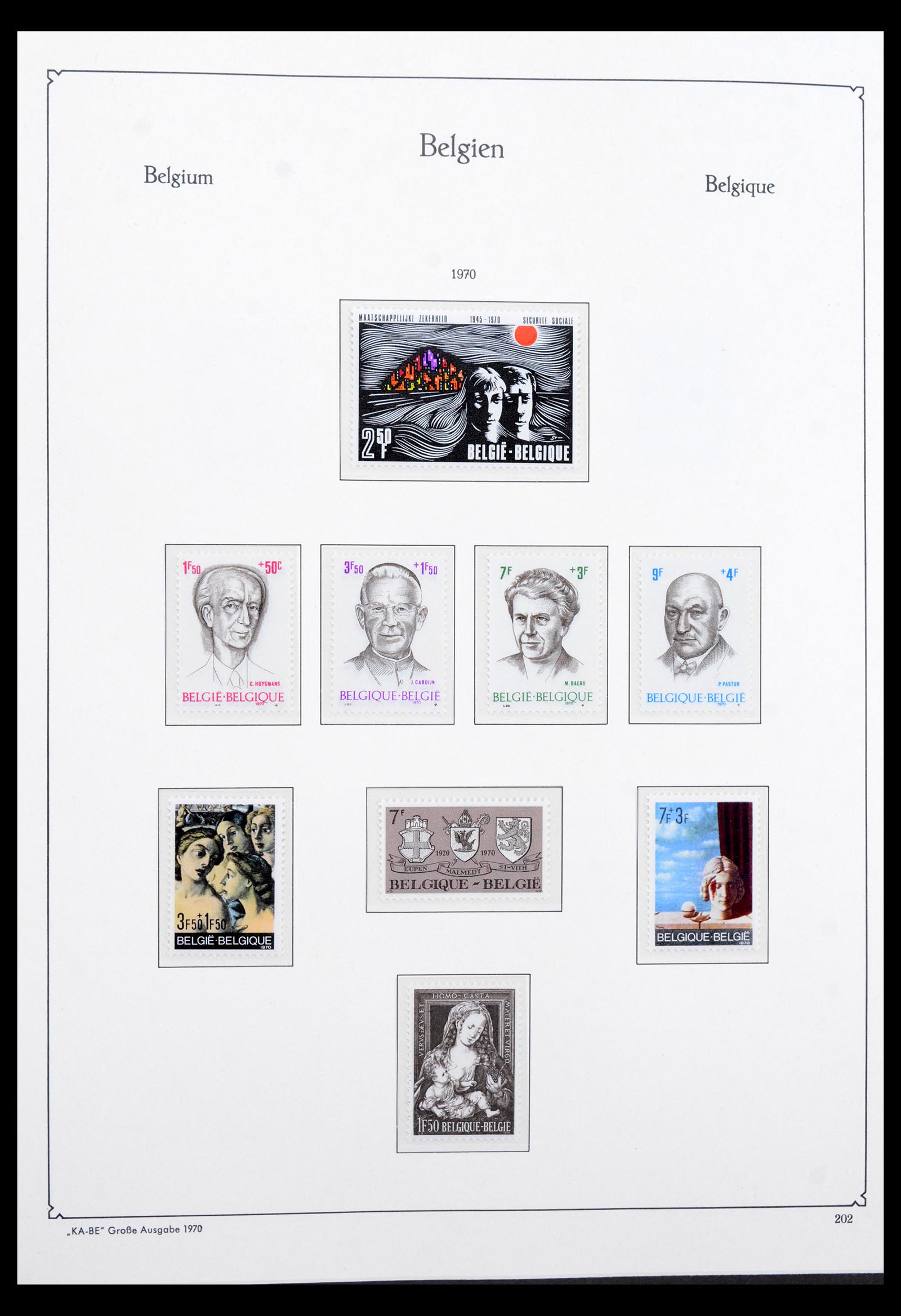 40699 0006 - Stamp collection 40699 Belgium complete 1970-2019!!