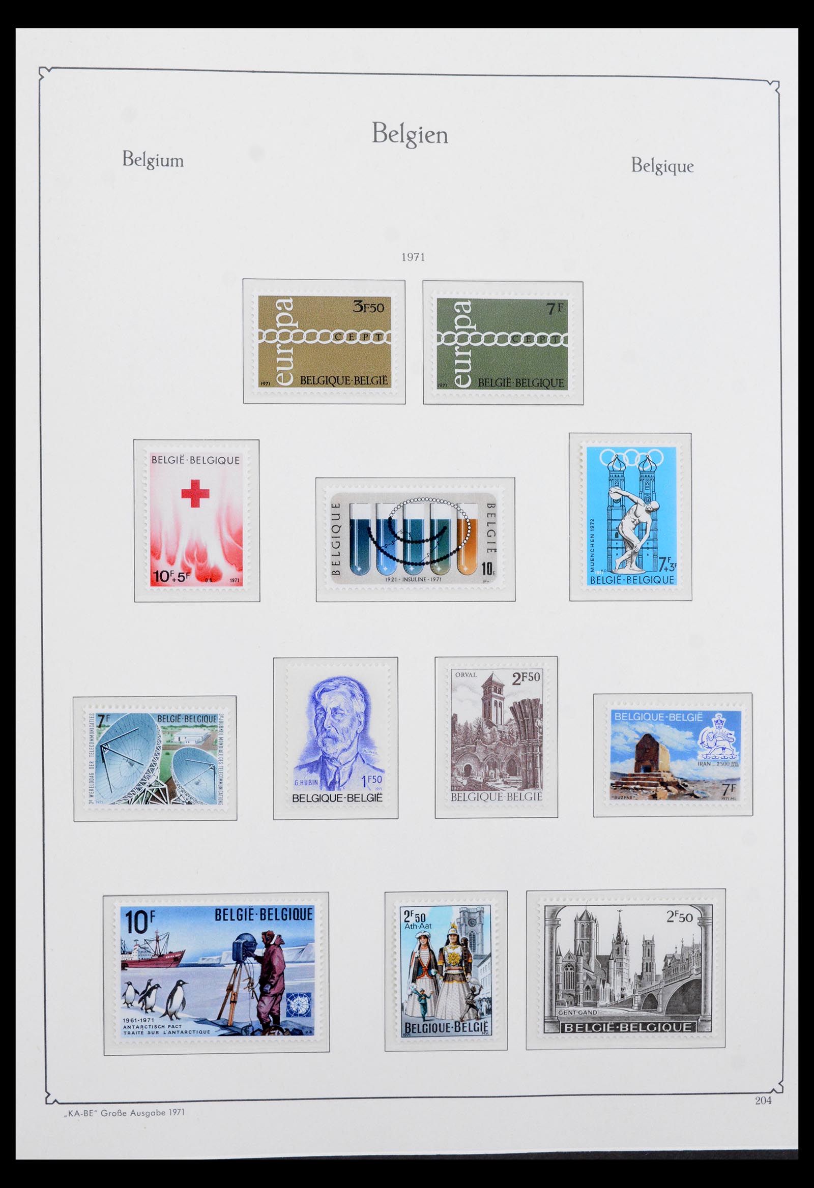 40699 0008 - Stamp collection 40699 Belgium complete 1970-2019!!