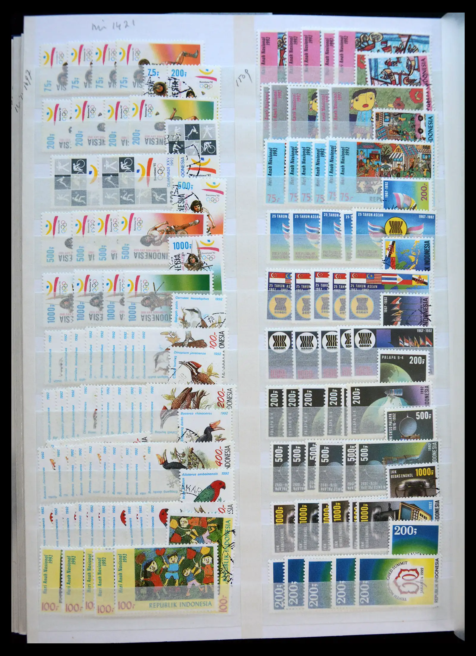 40708 0083 - Postzegelverzameling 40708 Indonesië 1948-2018.