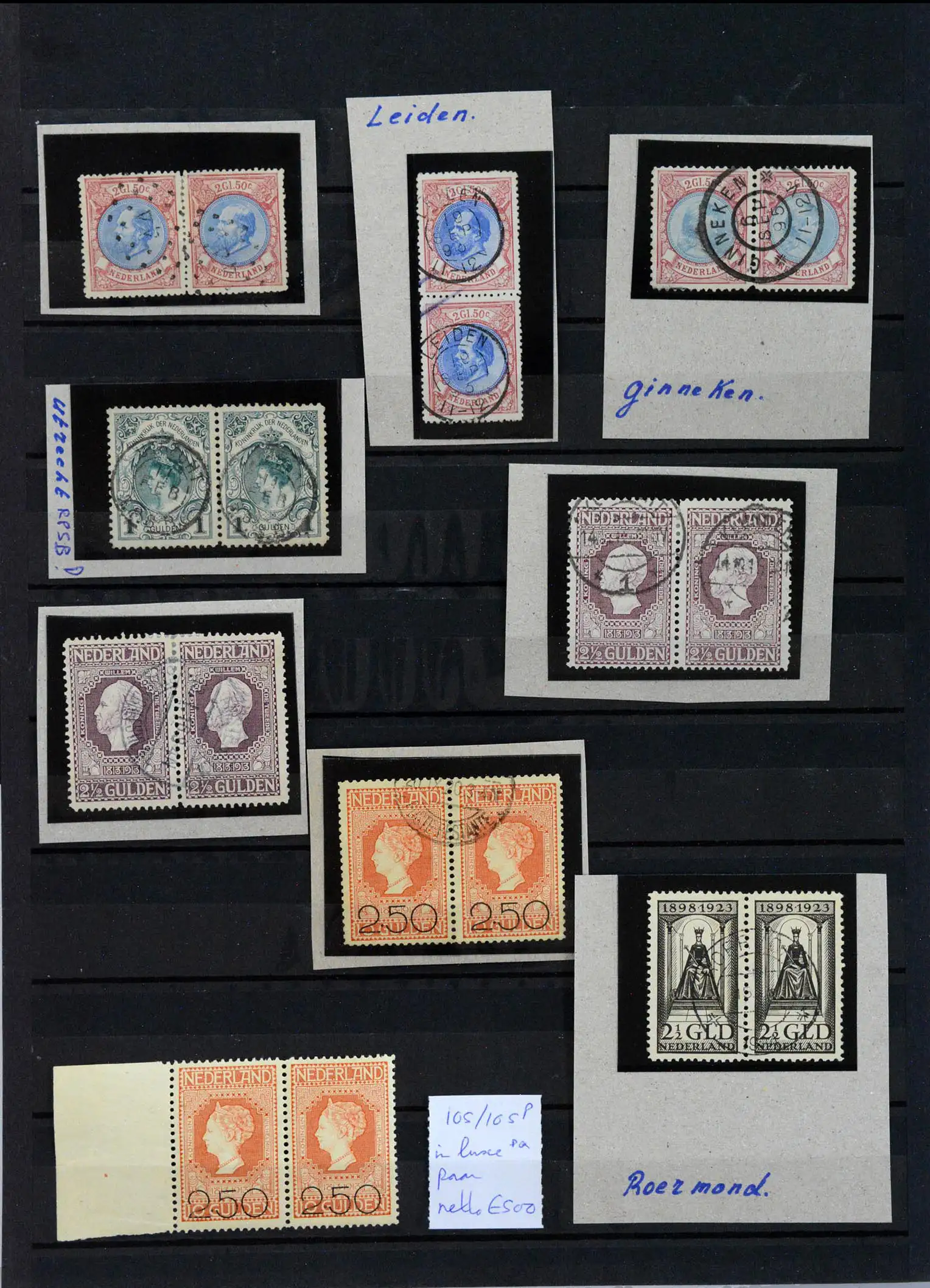 40721 0001 - Postzegelverzameling 40721 Nederland toppers 1872-1951. 40721 0001 - Postzegelverzameling 40721 Nederland toppers 1872-1951.