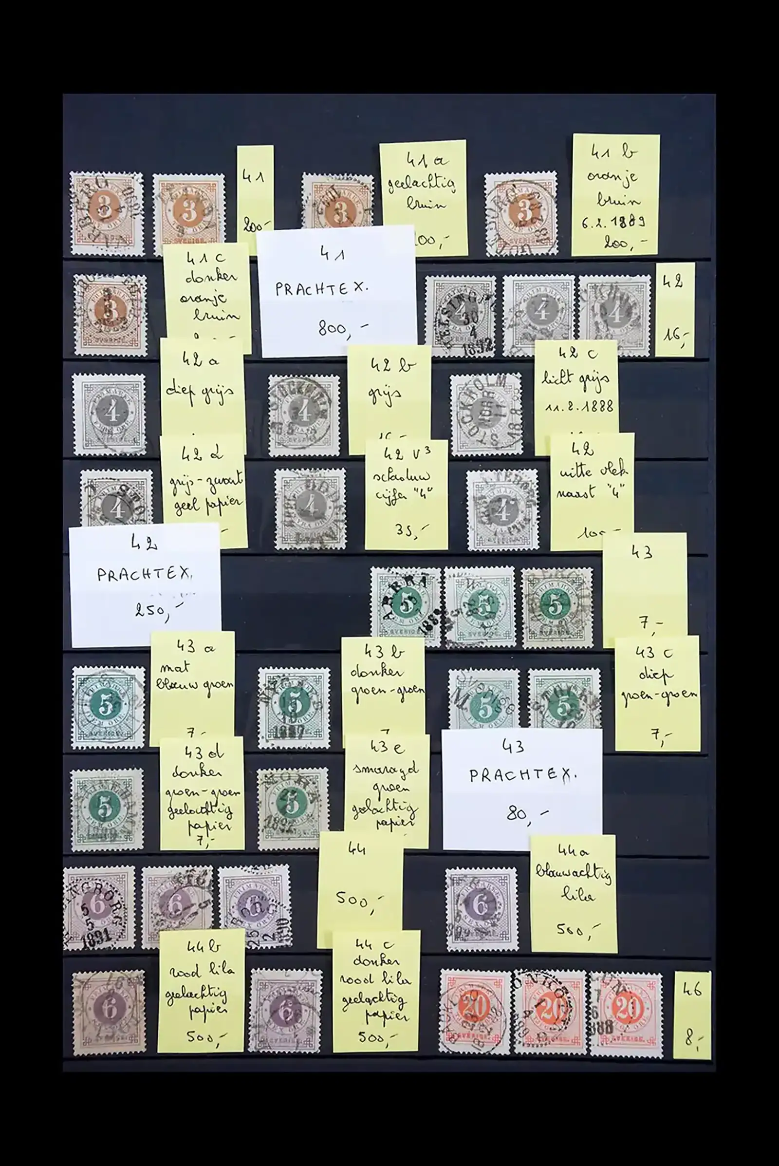 40740 0014 - Postzegelverzameling 40740 Zweden overcompleet 1855-2020!