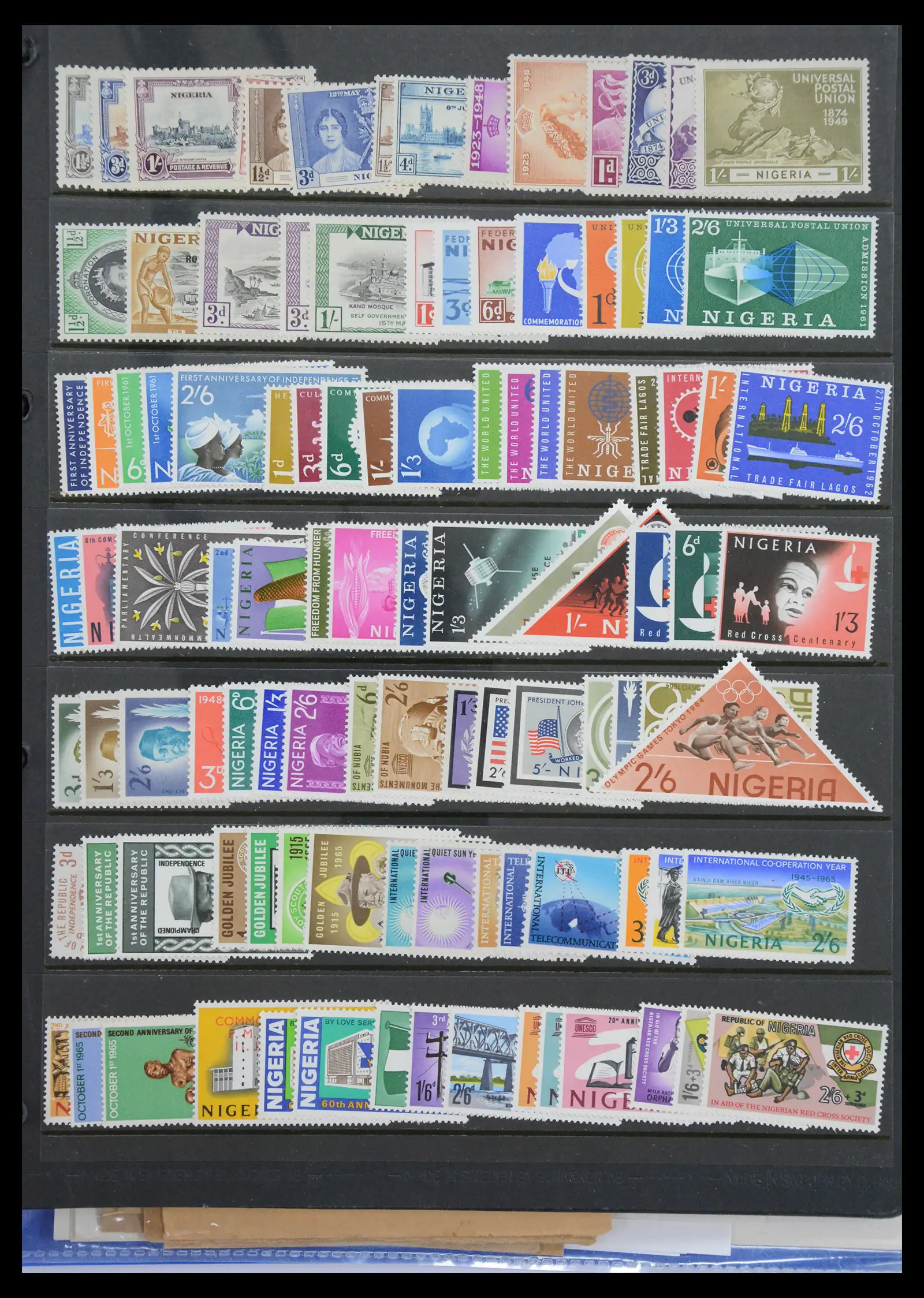 40783 0003 - Stamp collection 40783 Nigeria 1935-2012.