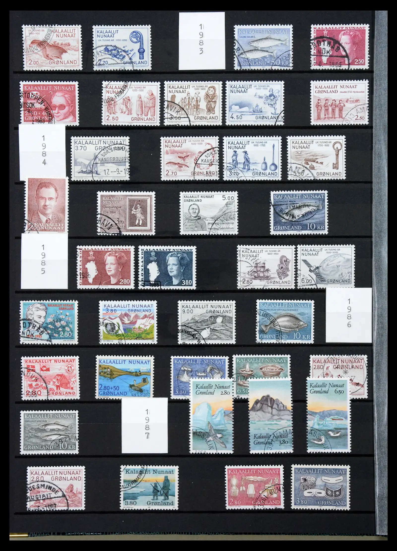 40788 0008 - Postzegelverzameling 40788 Groenland overcompleet 1905-2021!